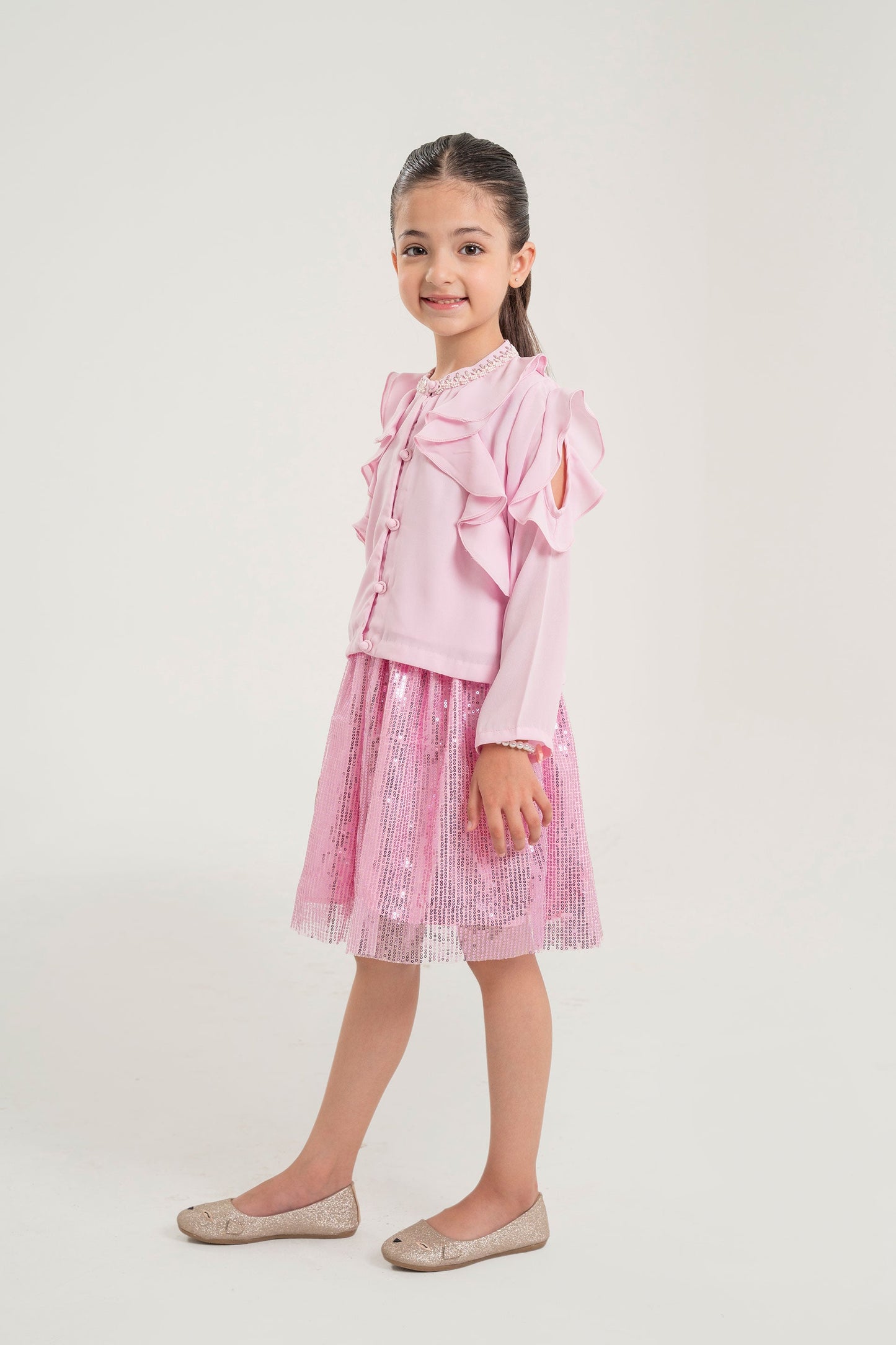 Embellished Top & Skirt (MMB-S65)