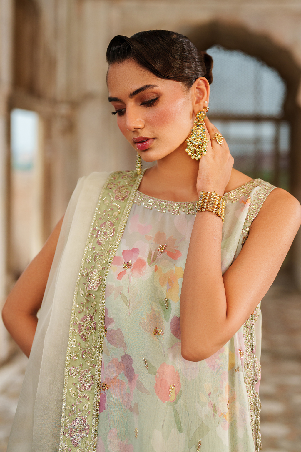 UE-549 Printed Chiffon