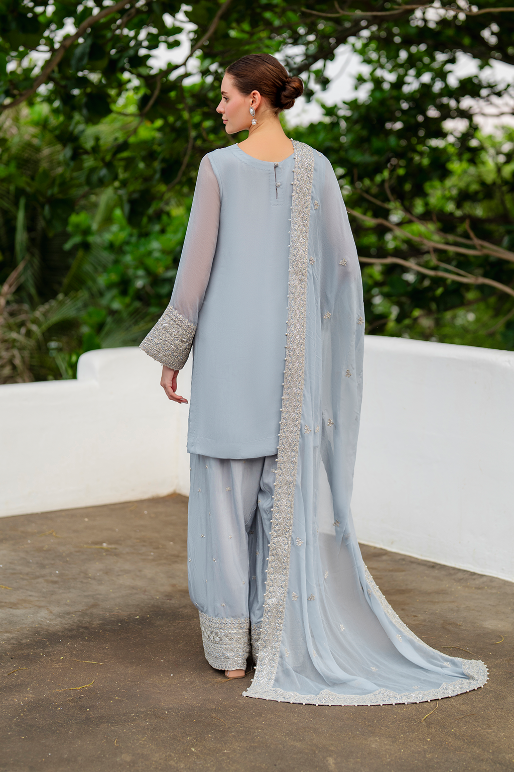 CC-70 Embroidered Chiffon