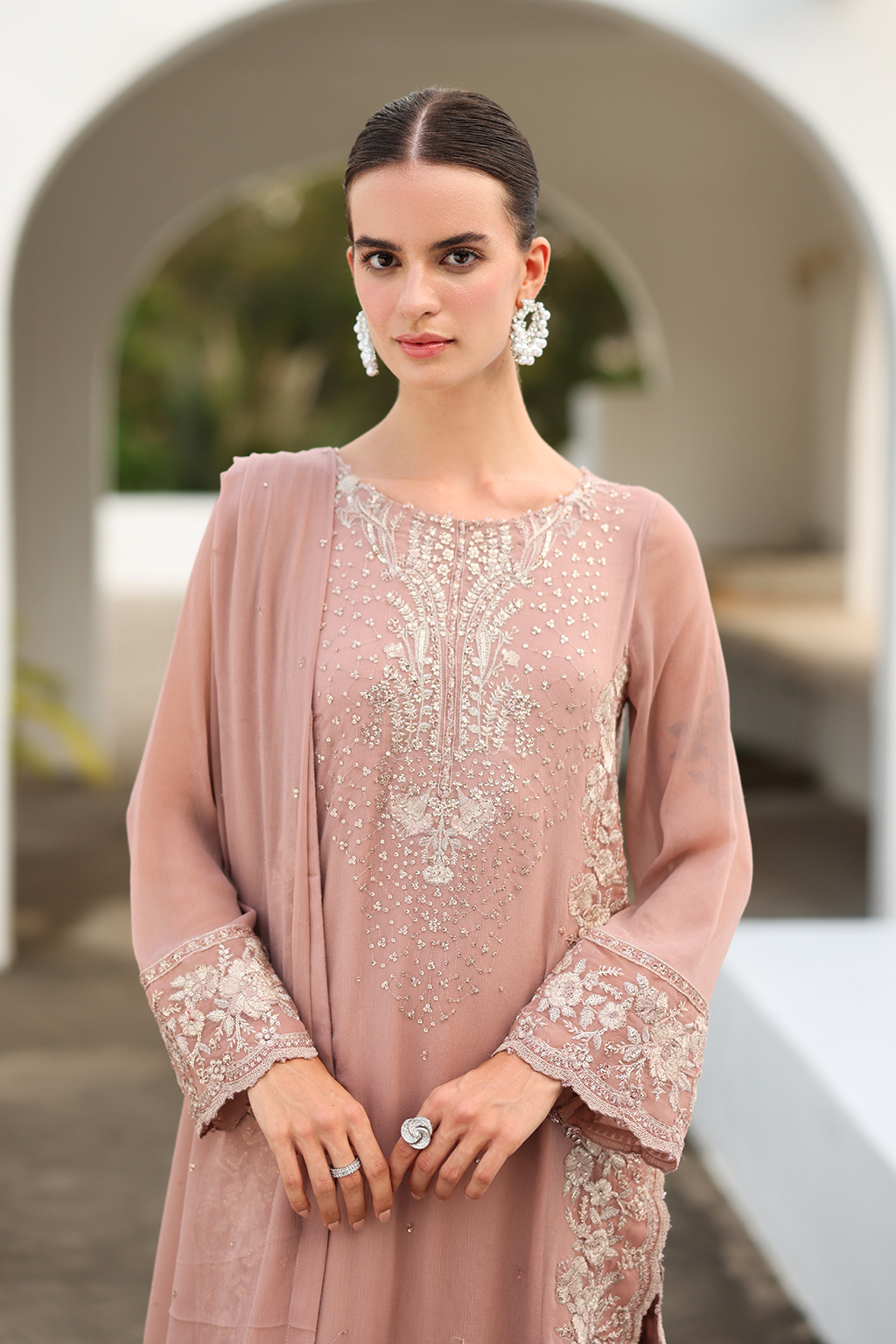 CC-69 Embroidered Chiffon