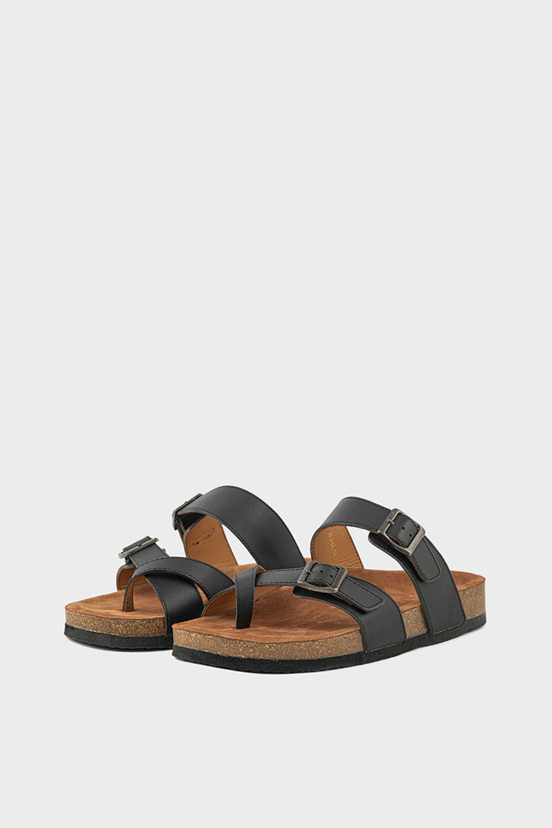 Men Casual Thong MO3013-Black