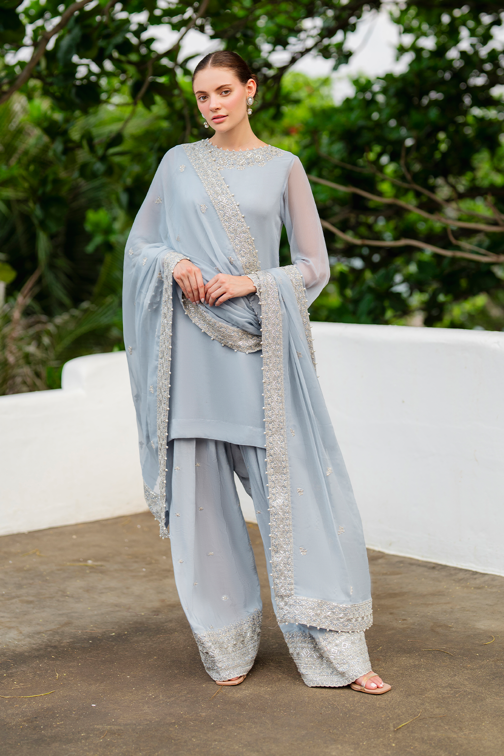 CC-70 Embroidered Chiffon