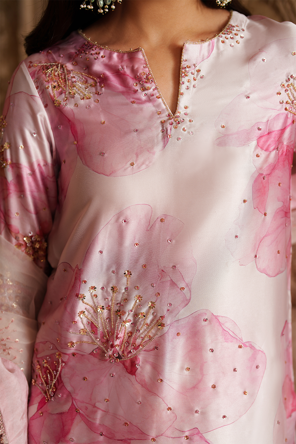 UE-547 Printed Charmeuse
