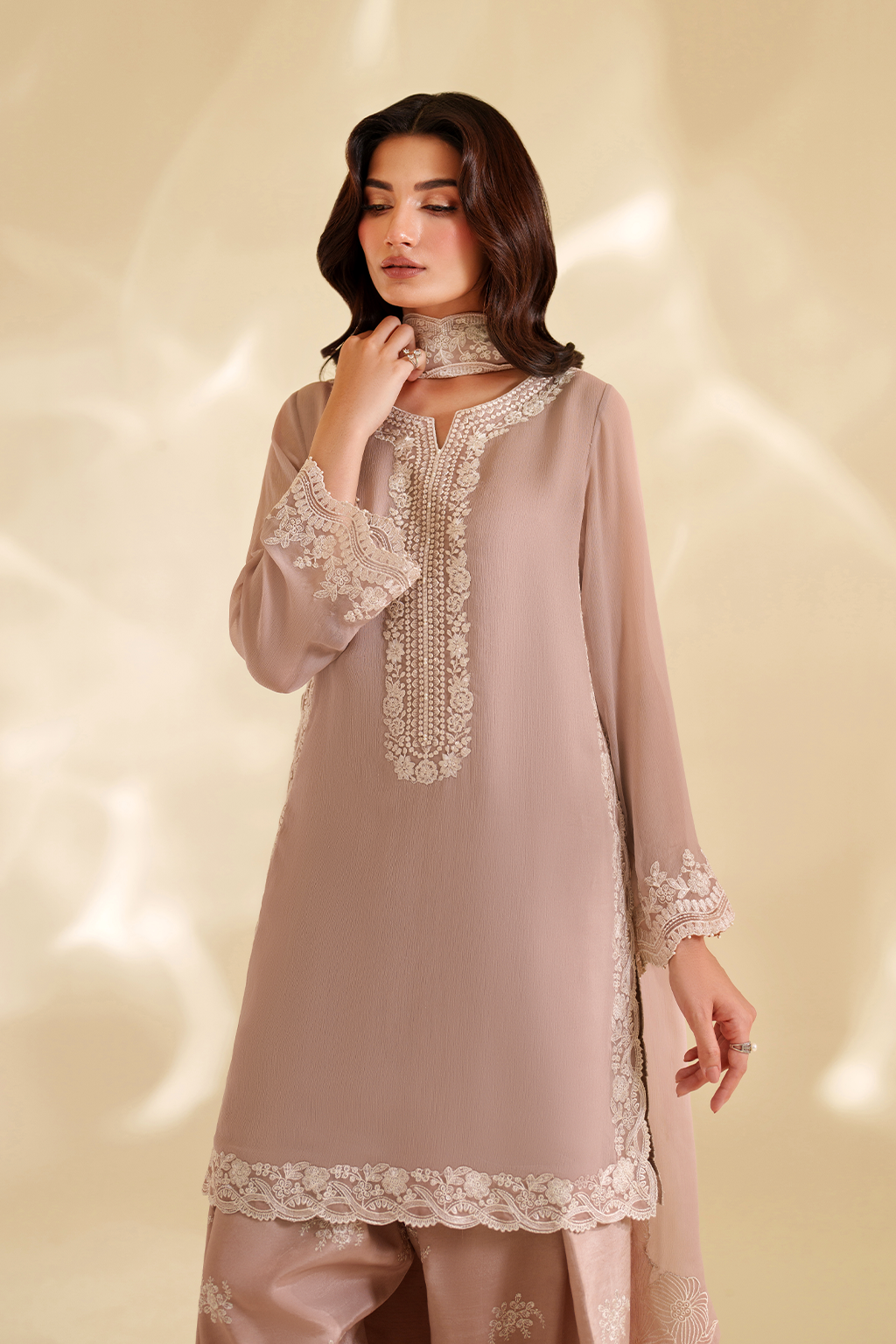 CC-79 Embroidered Chiffon