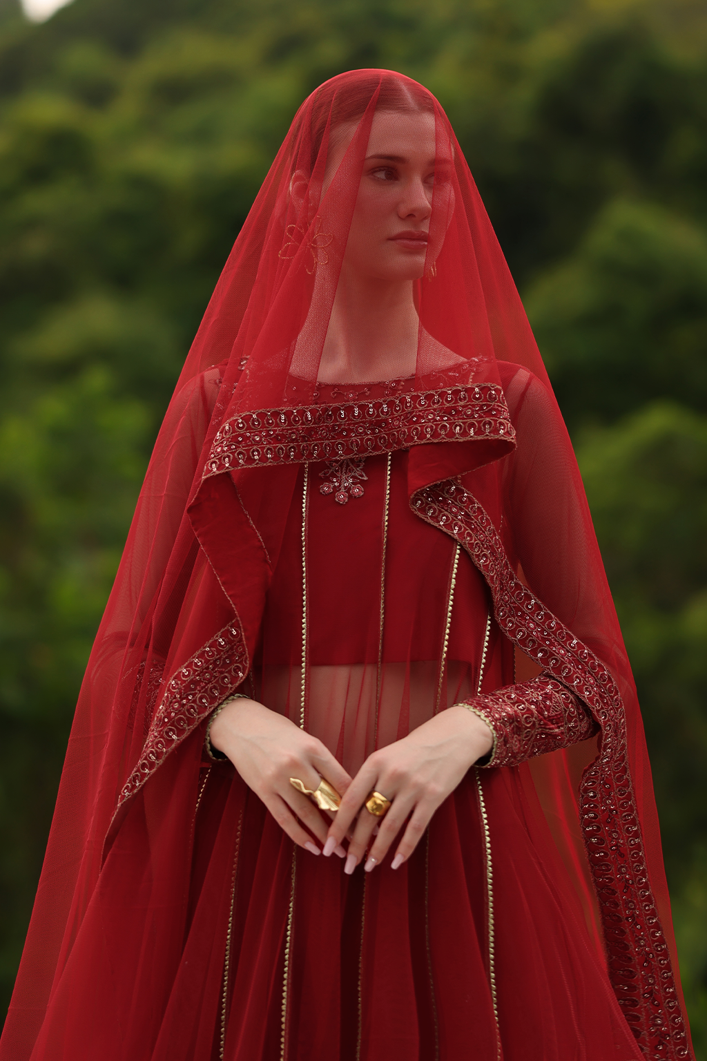 CC-67 Embroidered Net