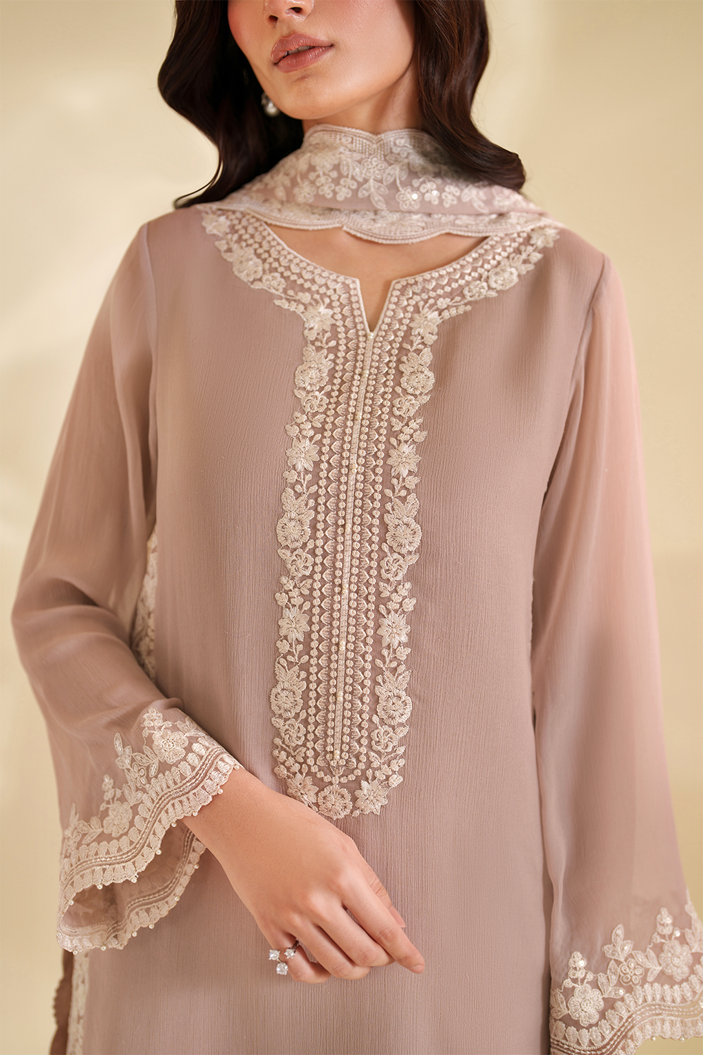 CC-79 Embroidered Chiffon