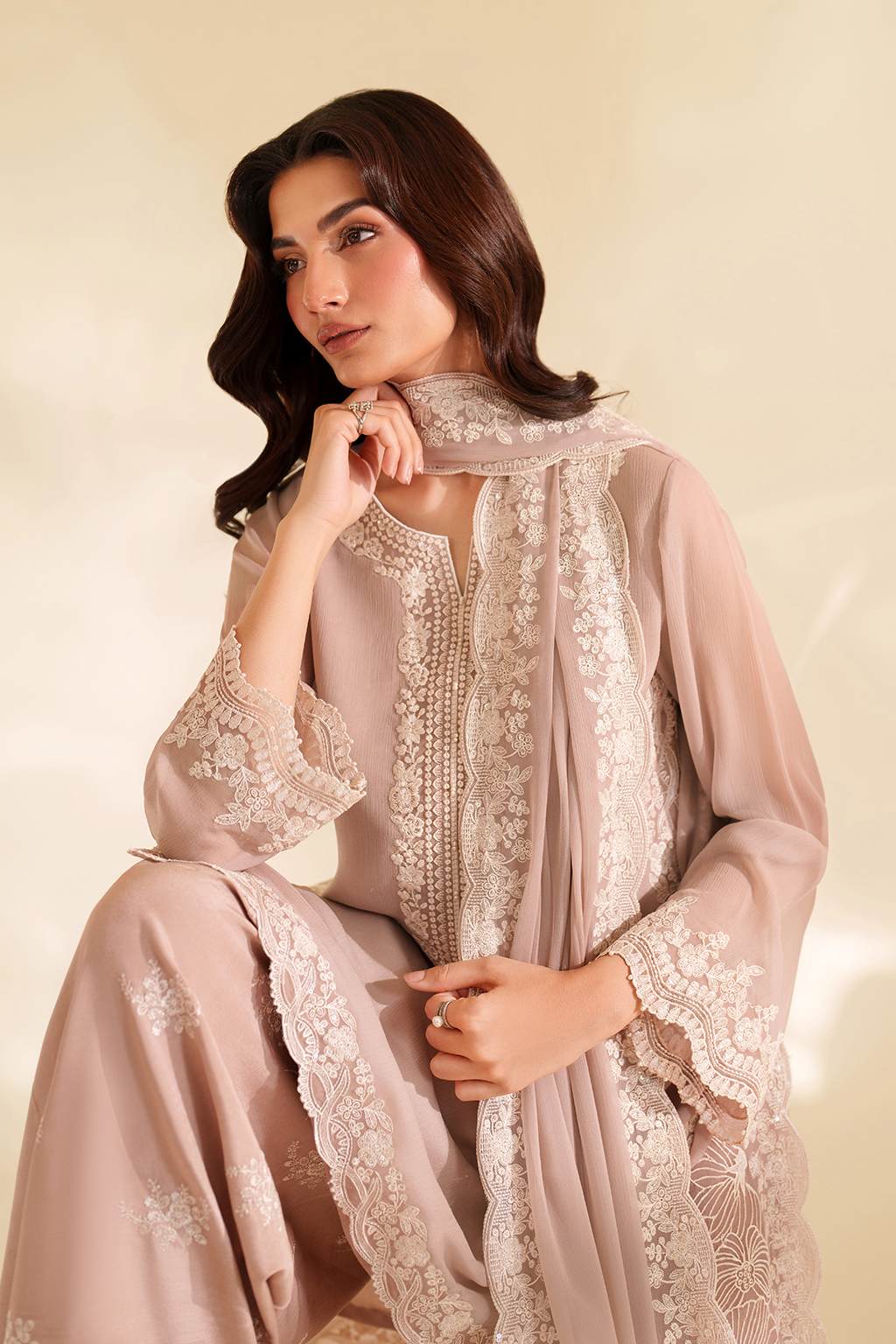 CC-79 Embroidered Chiffon