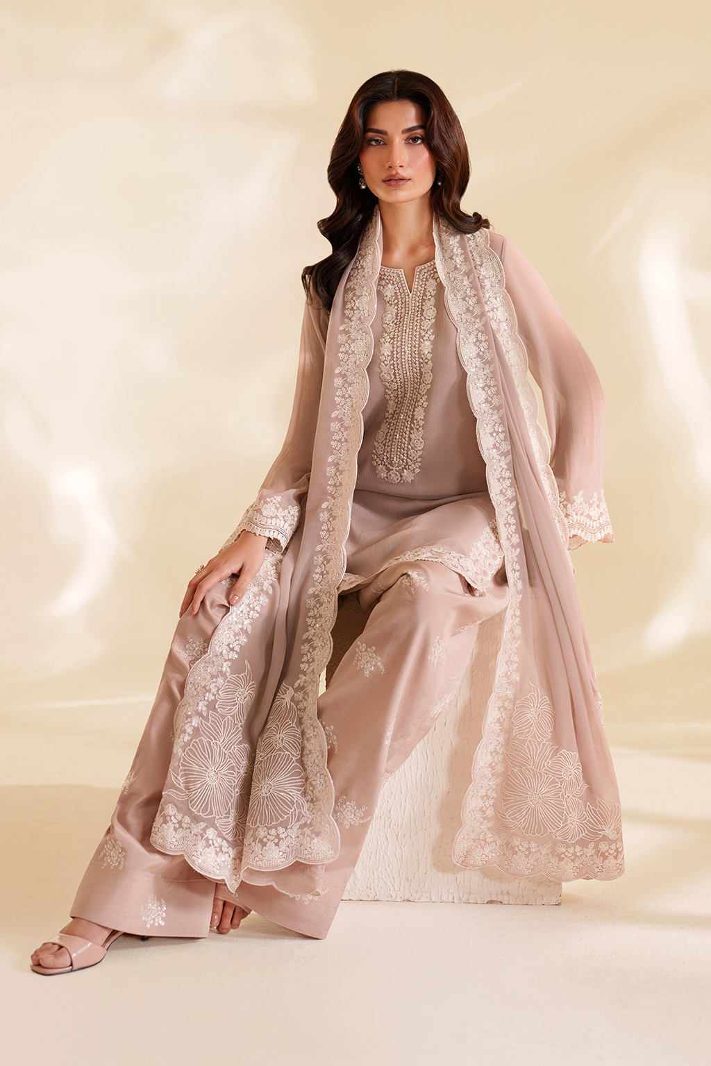 CC-79 Embroidered Chiffon