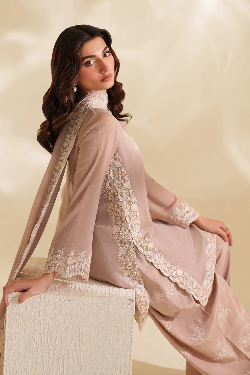 CC-79 Embroidered Chiffon
