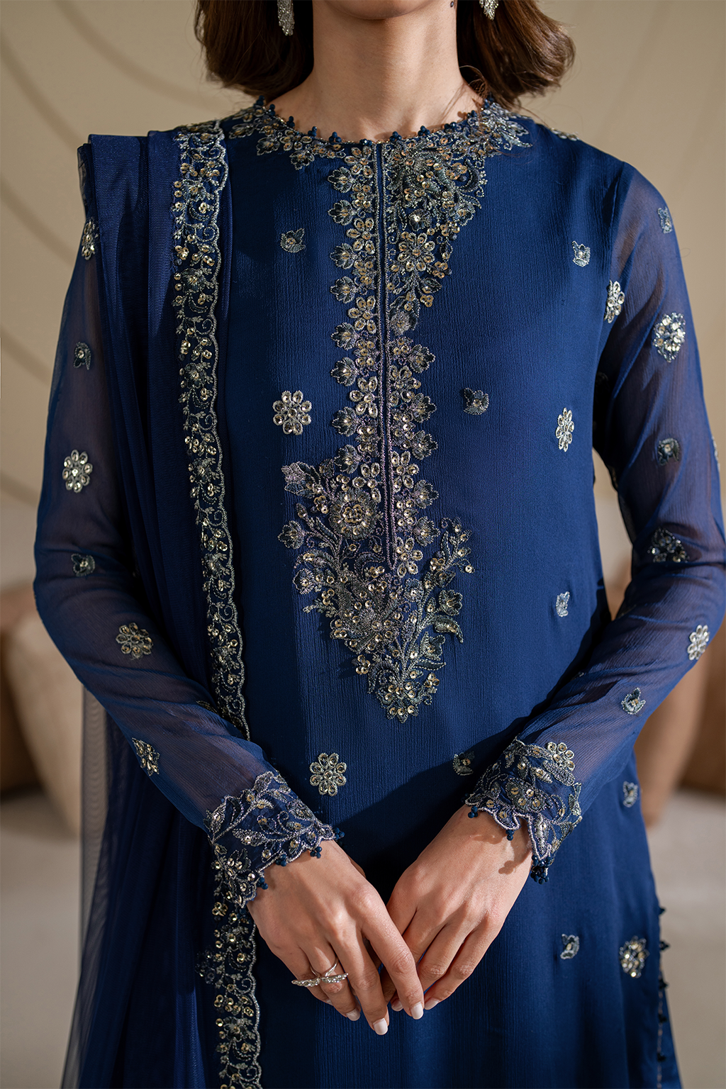 CC-60 Embroidered Net