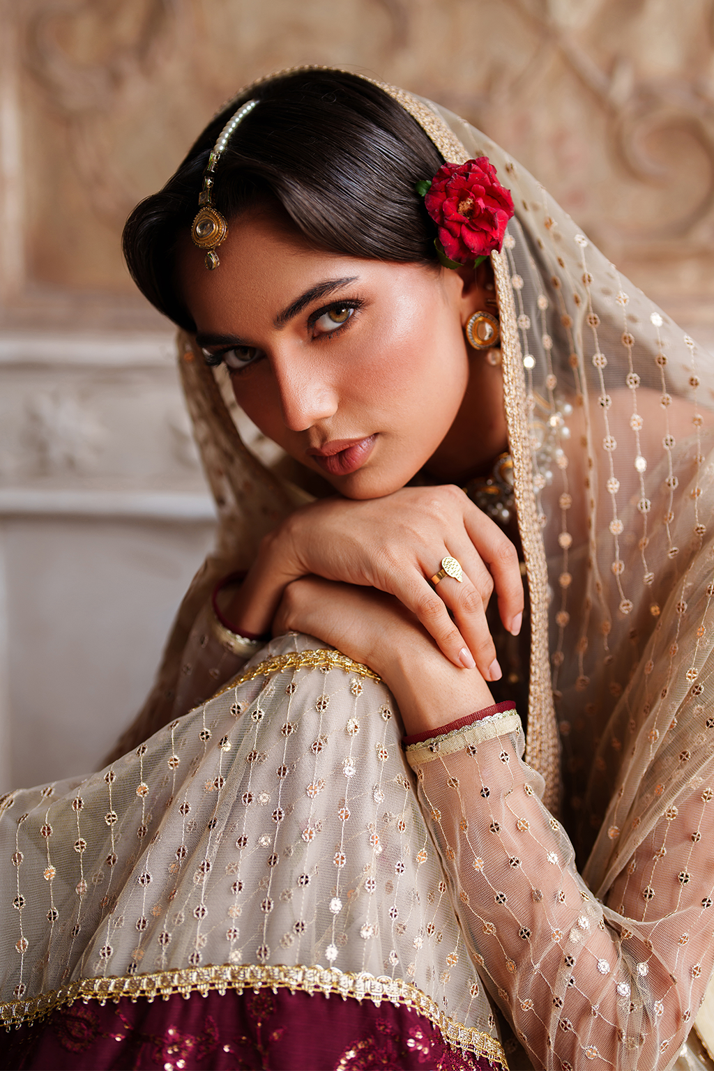 UE-548 Embroidered Net