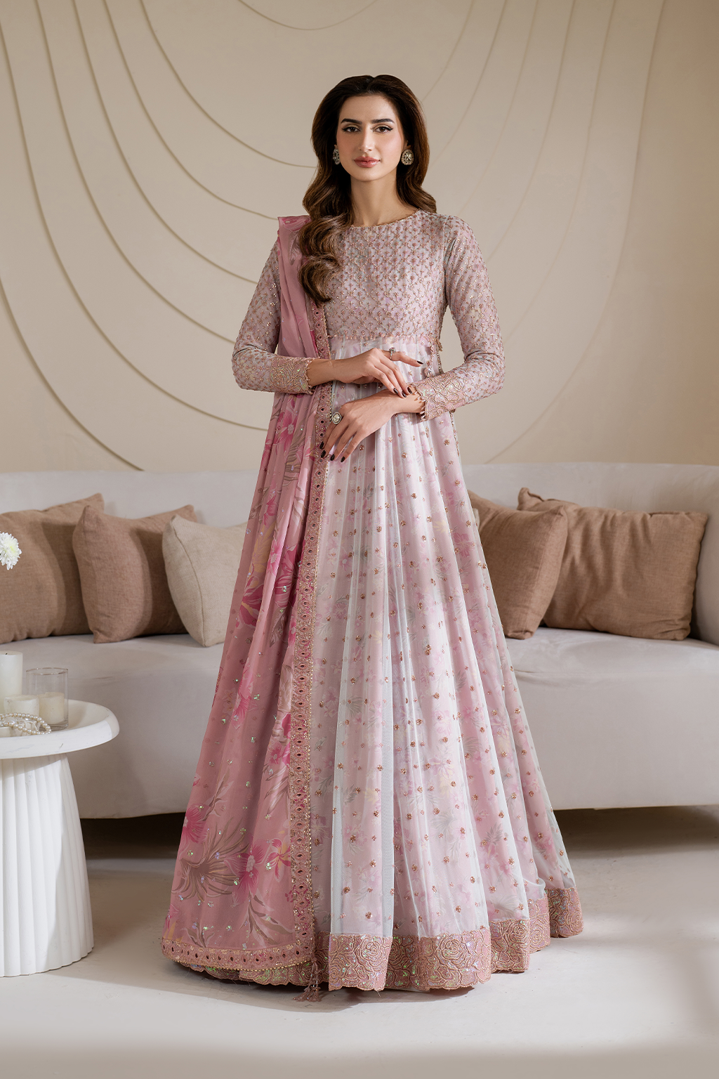 CC-64 Embroidered Net