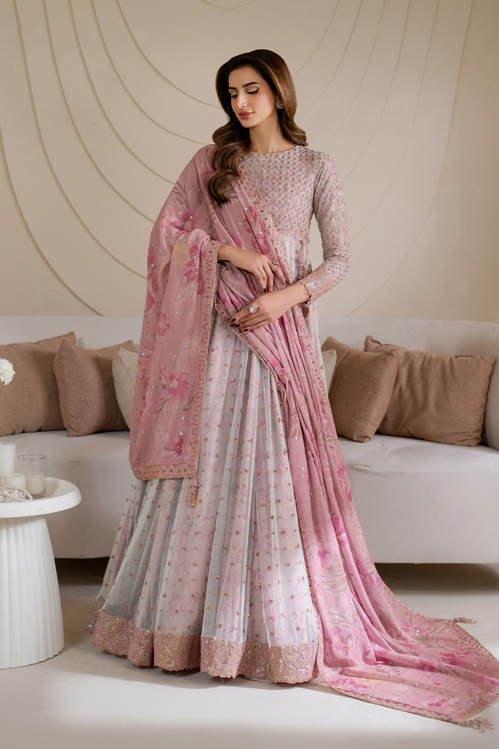 CC-64 Embroidered Net