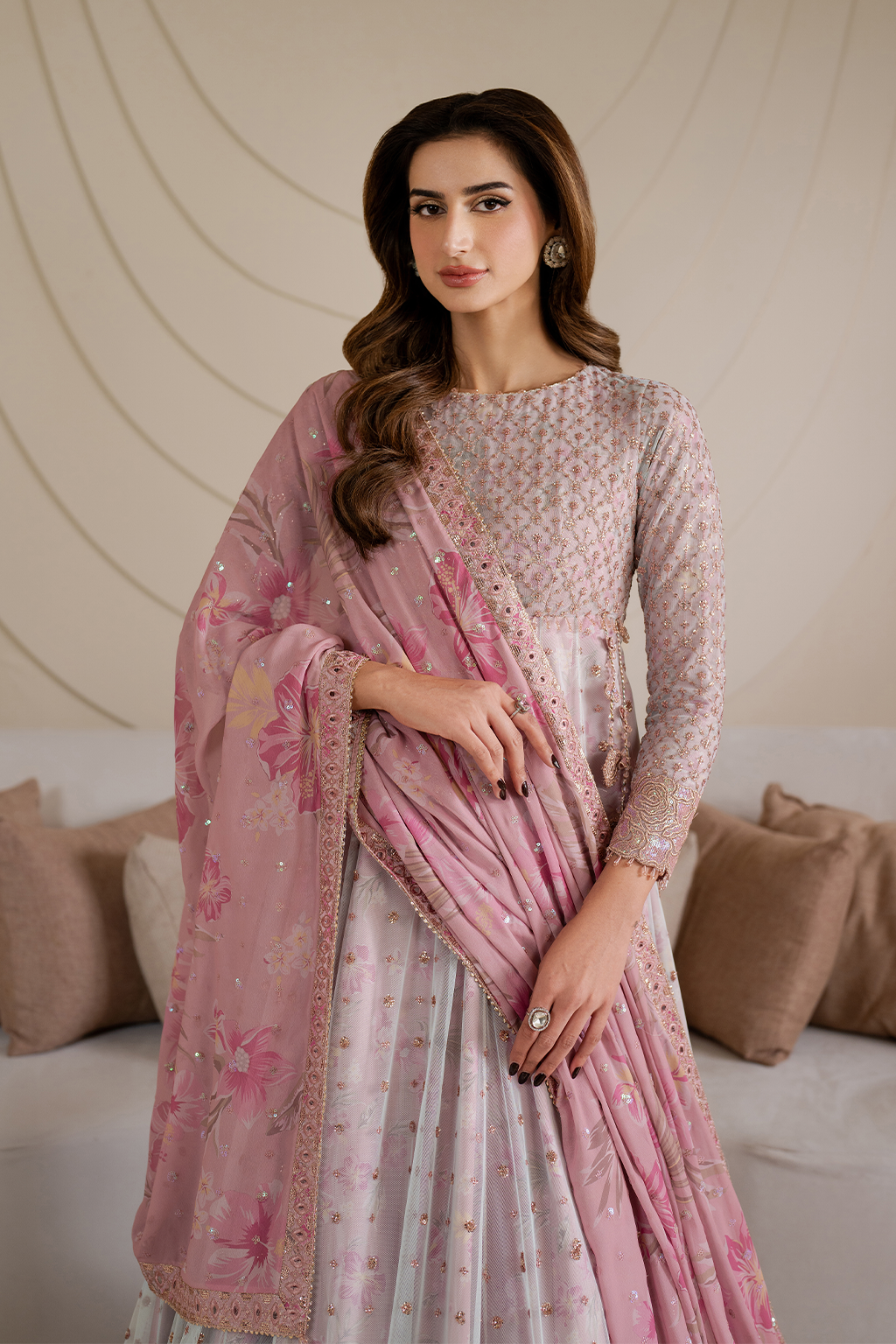 CC-64 Embroidered Net