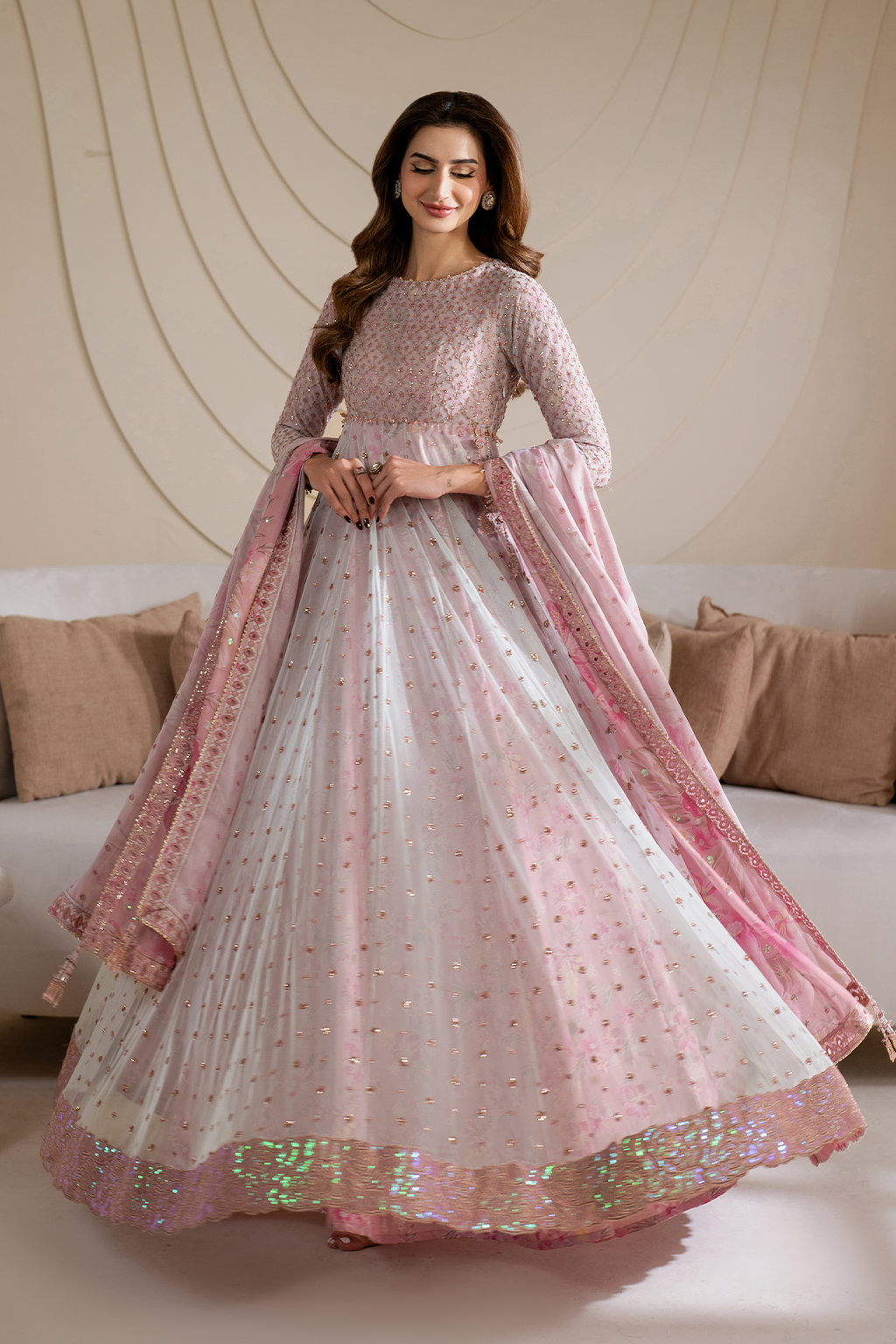 CC-64 Embroidered Net