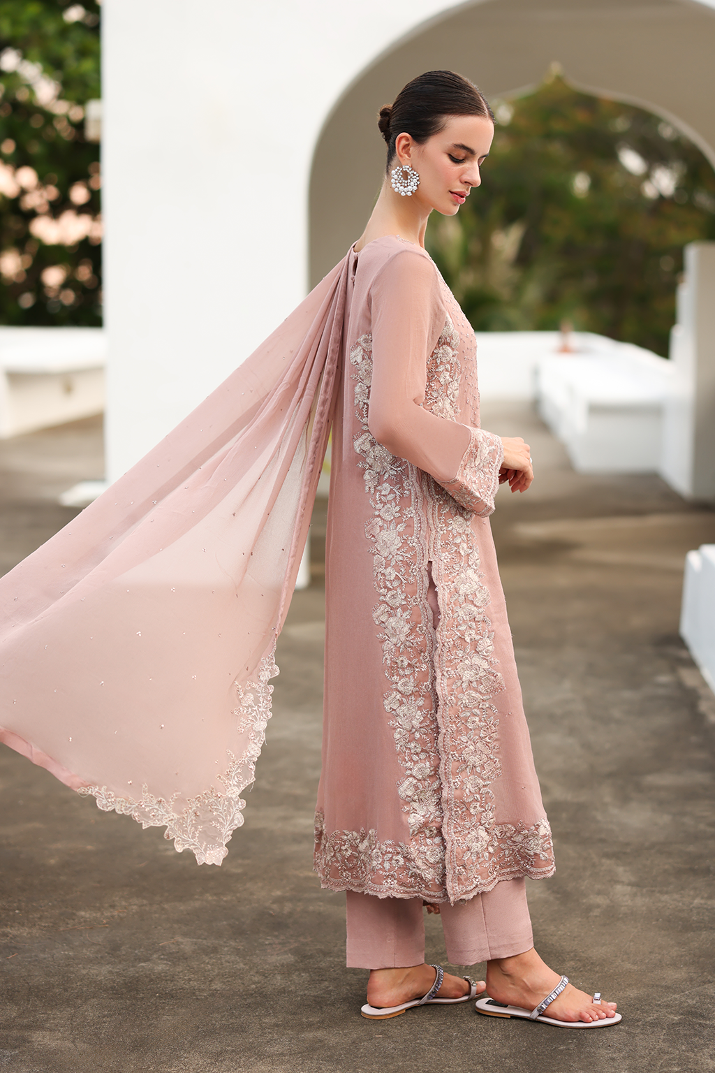 CC-69 Embroidered Chiffon