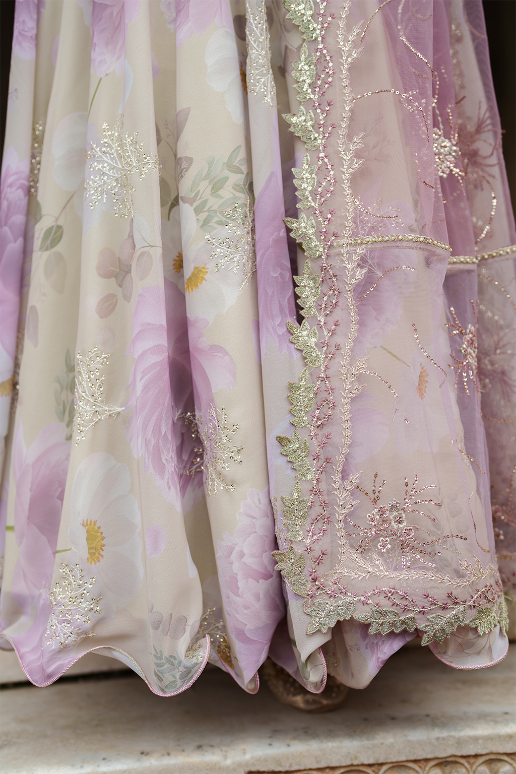 UE-546 Embroidered Chiffon