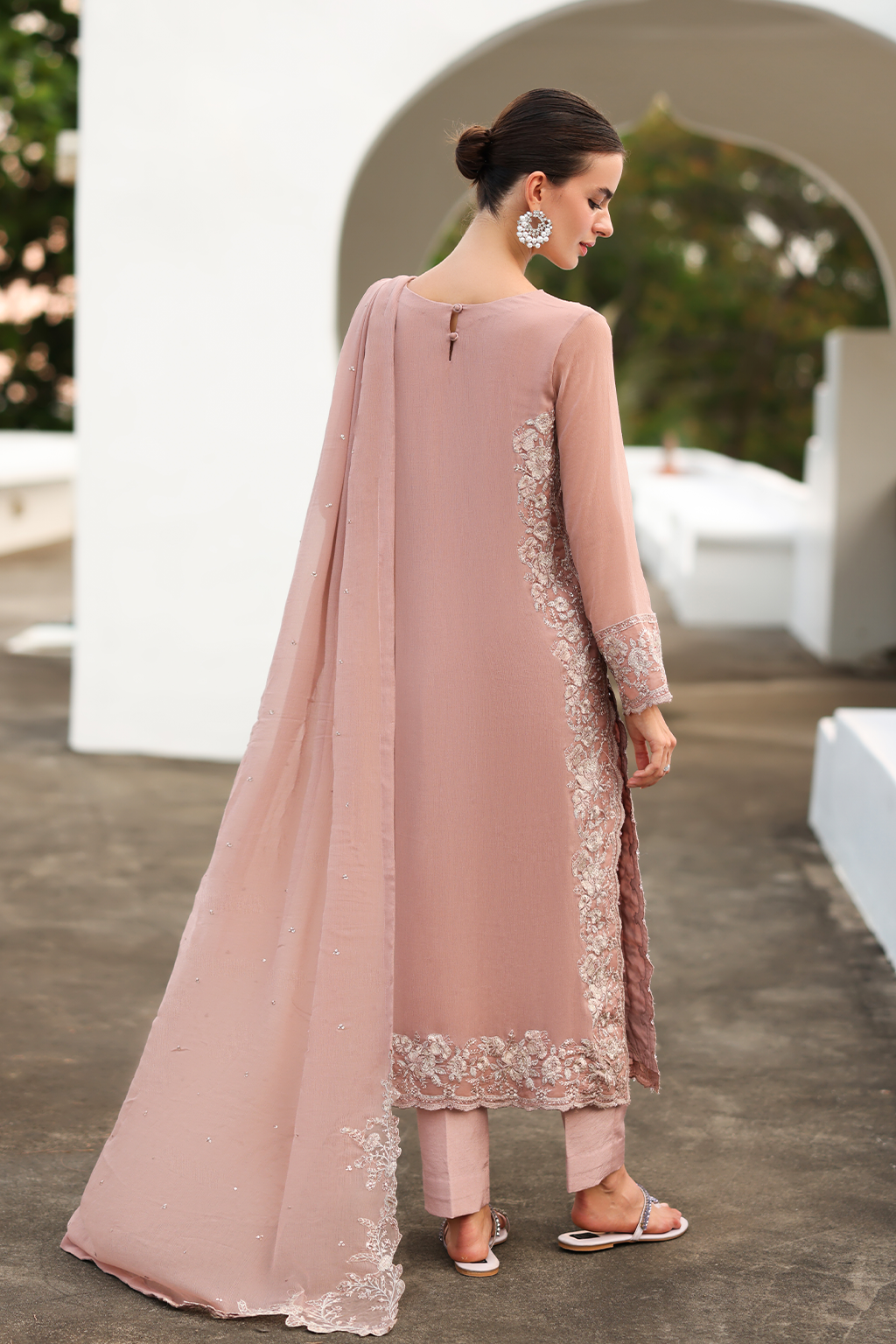 CC-69 Embroidered Chiffon