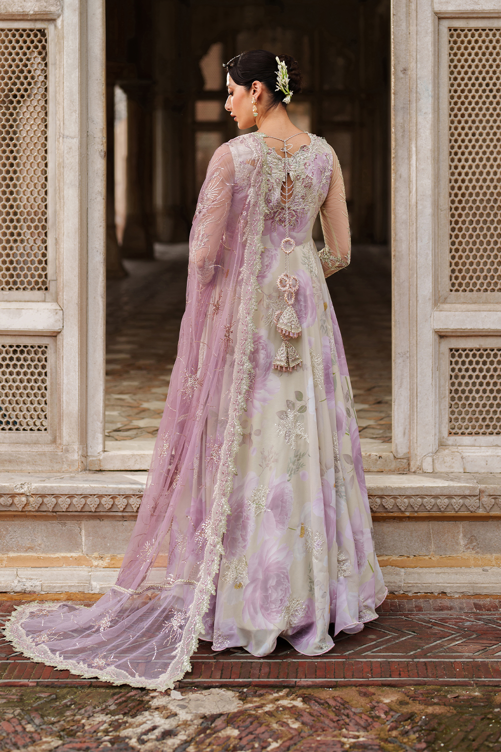 UE-546 Embroidered Chiffon
