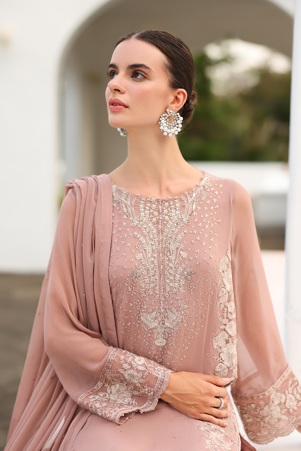 CC-69 Embroidered Chiffon