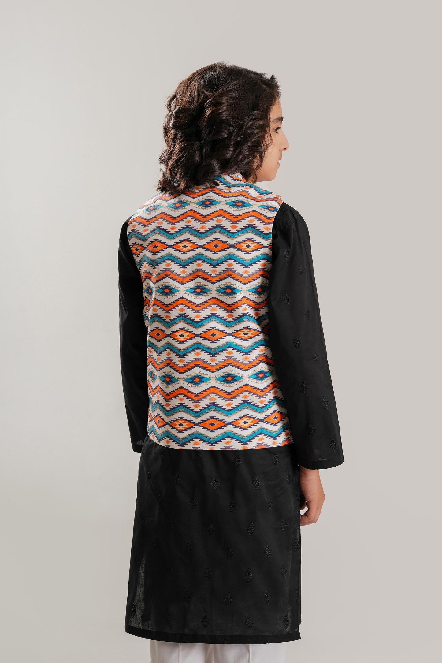 Kid Printed Waistcoat (BCWC-067)
