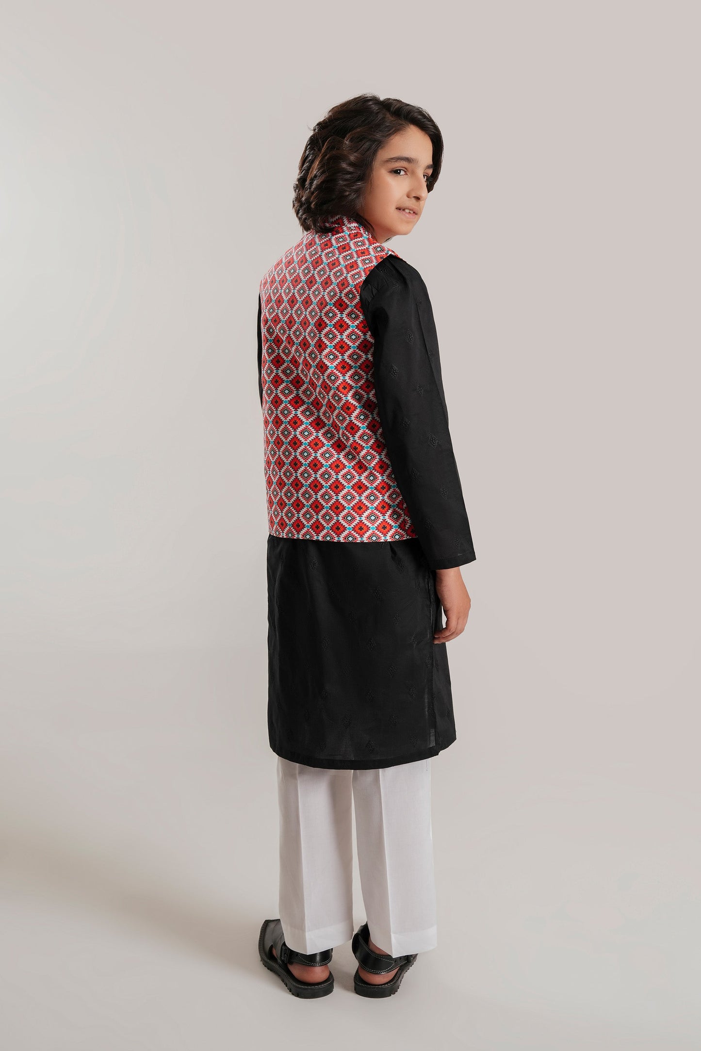 Kid Printed Waistcoat (BCWC-068)