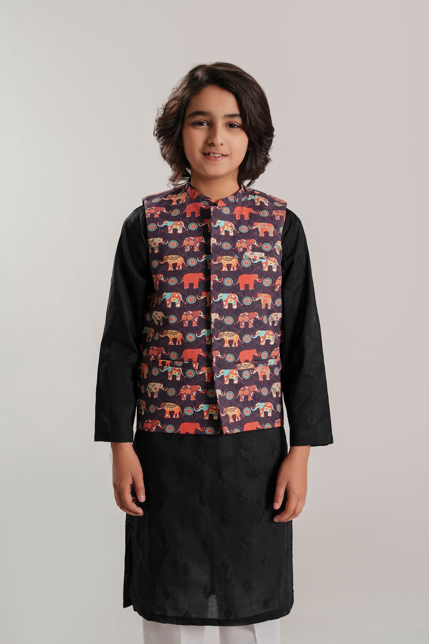 Kid Printed Waistcoat (BCWC-069)