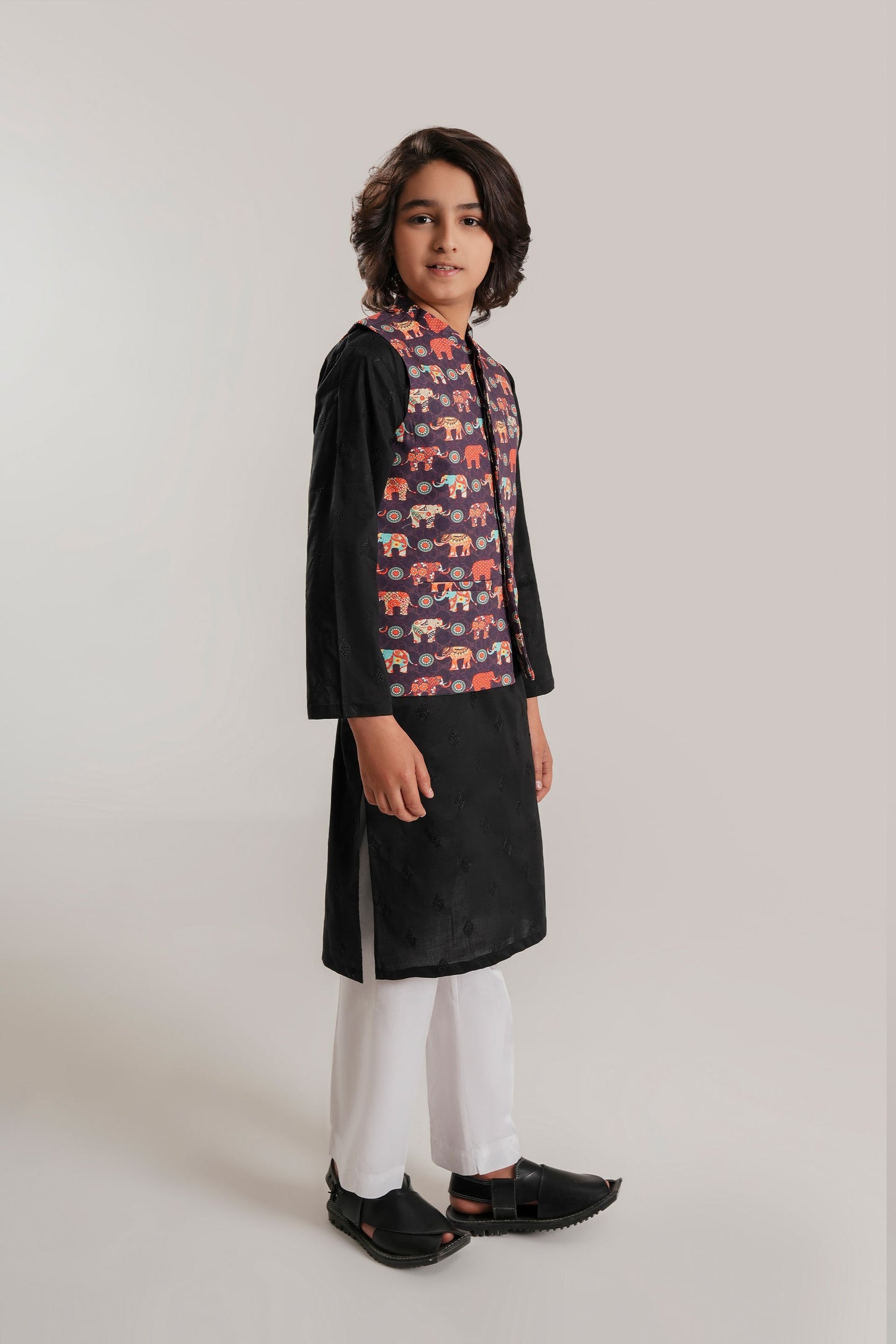 Kid Printed Waistcoat (BCWC-069)