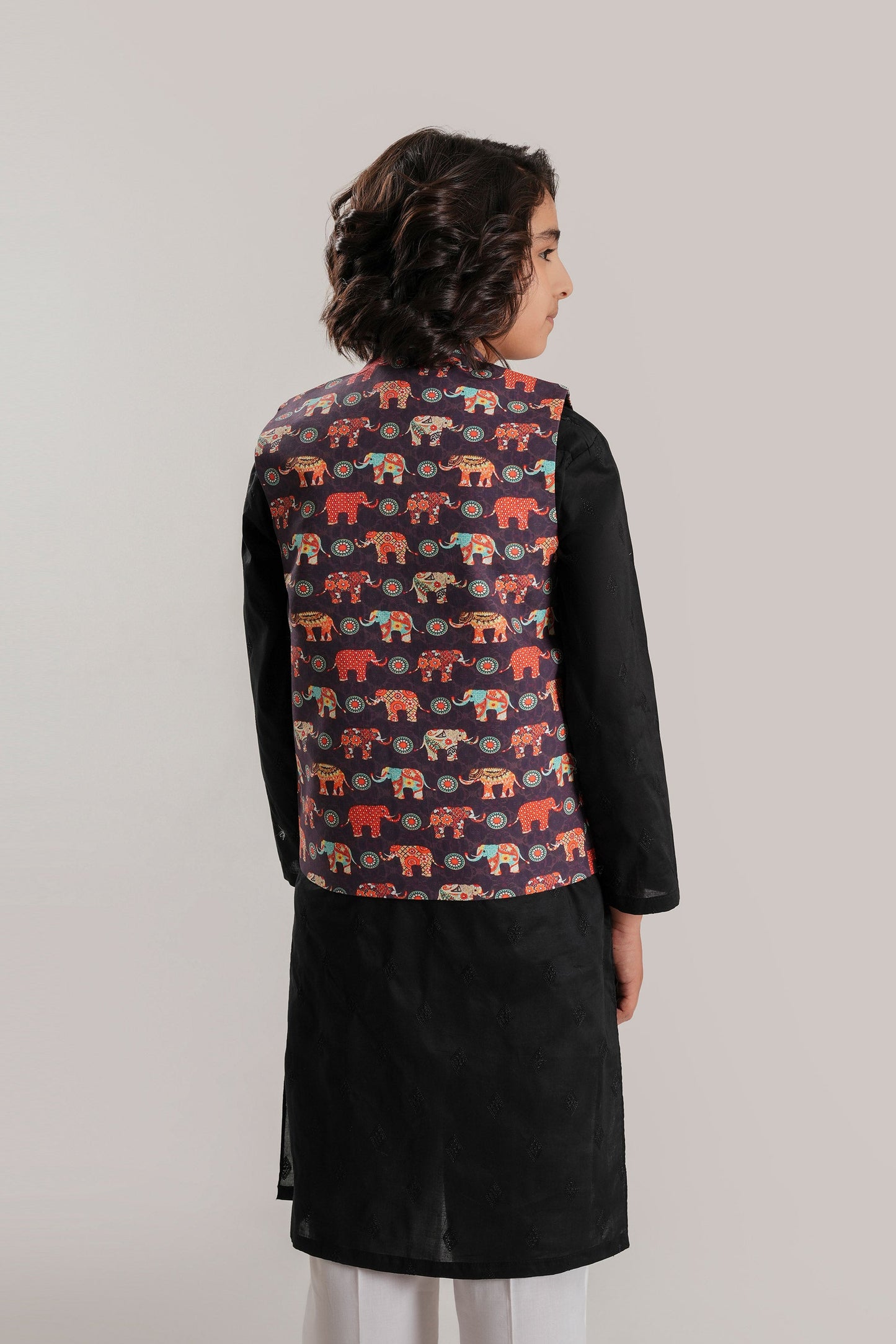 Kid Printed Waistcoat (BCWC-069)