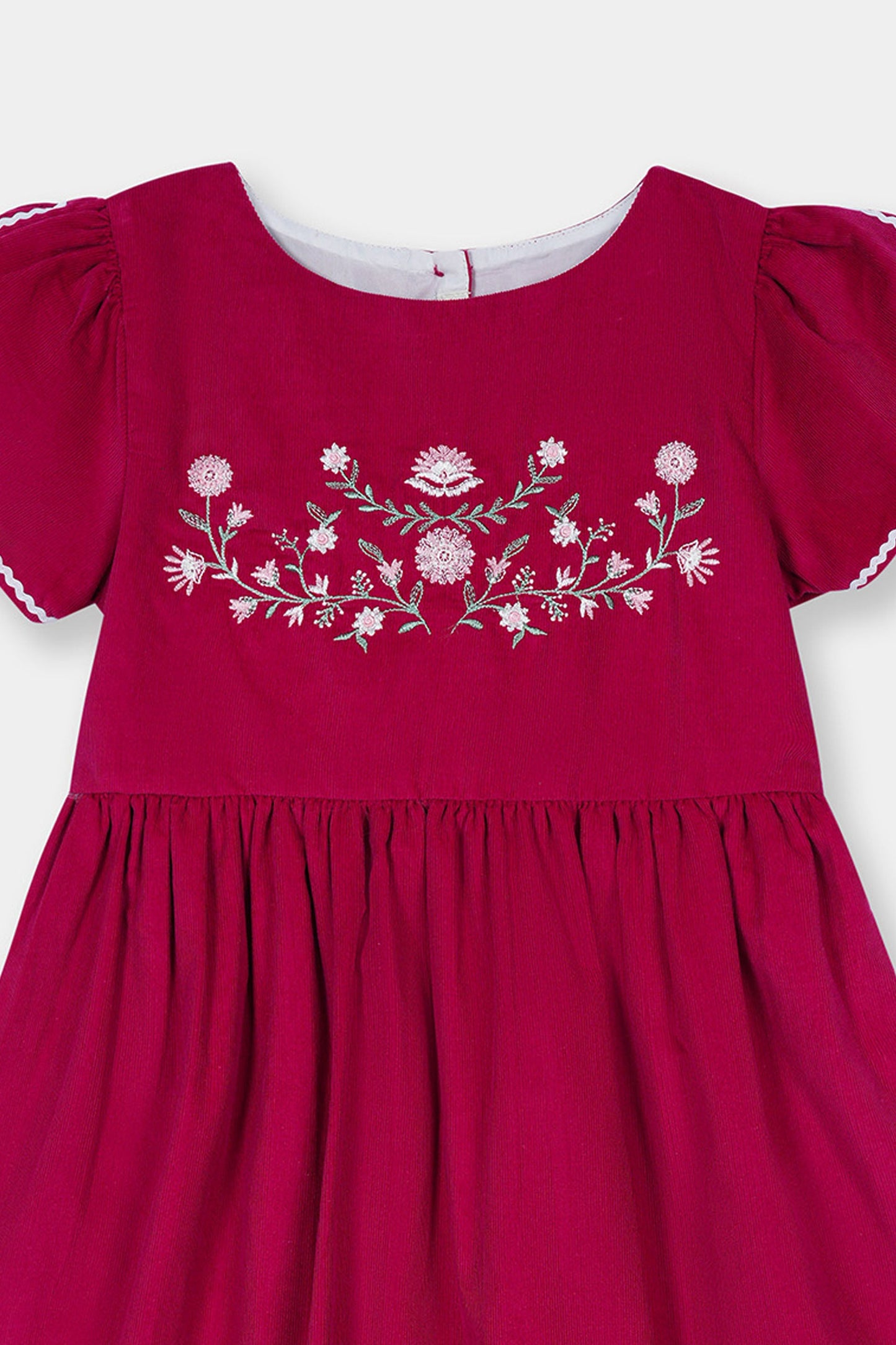 Embroidered Corduroy Frock (CCF-01)