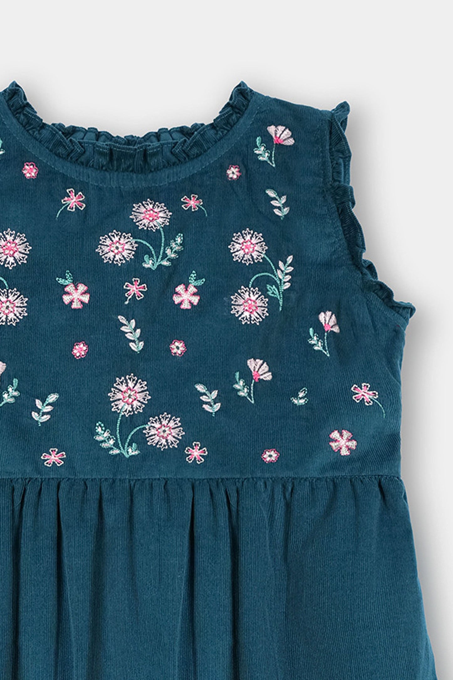 Embroidered Corduroy Frock (CCF-03)