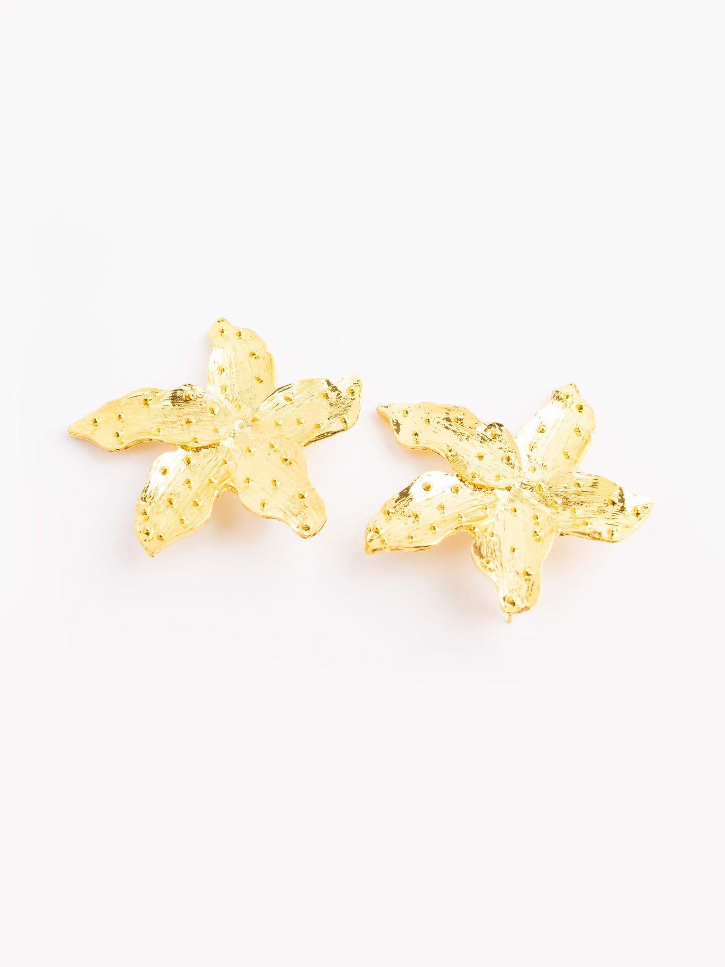 Textured Leaf Earings