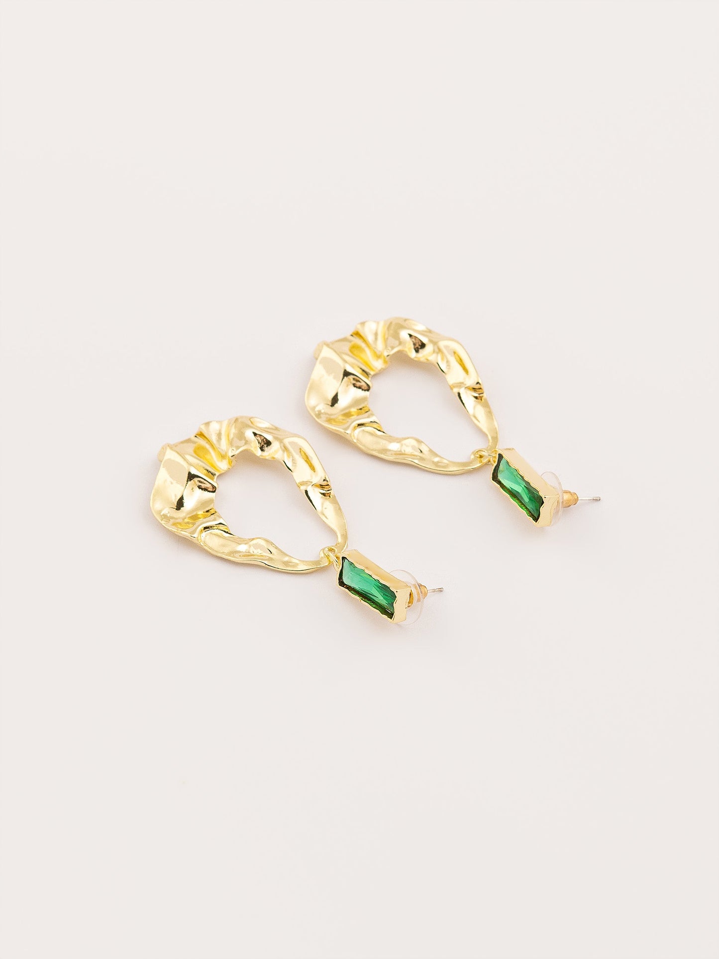 Crystal Stone Drop Earrings