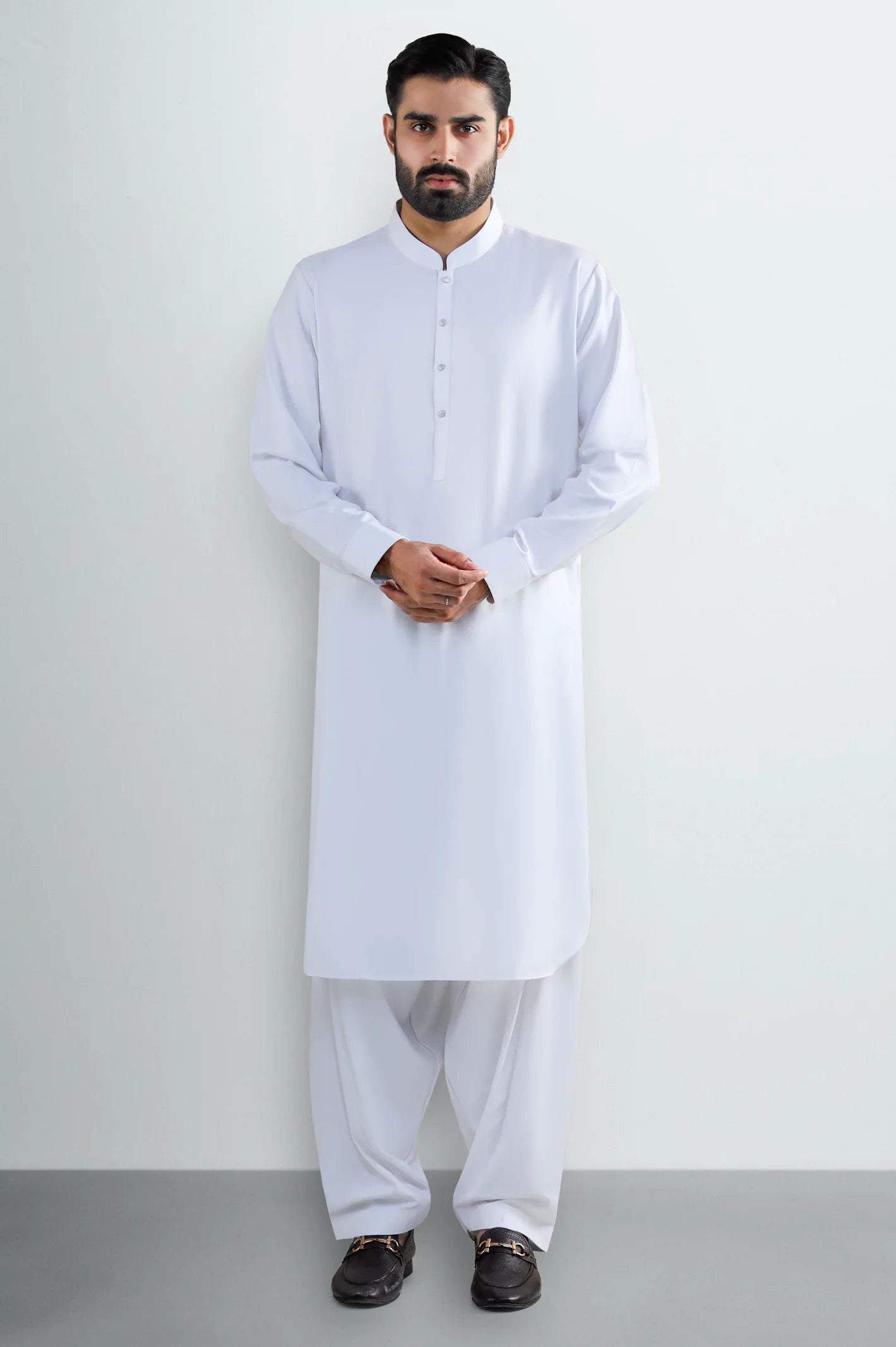 White Wash & Wear Shalwar Kameez