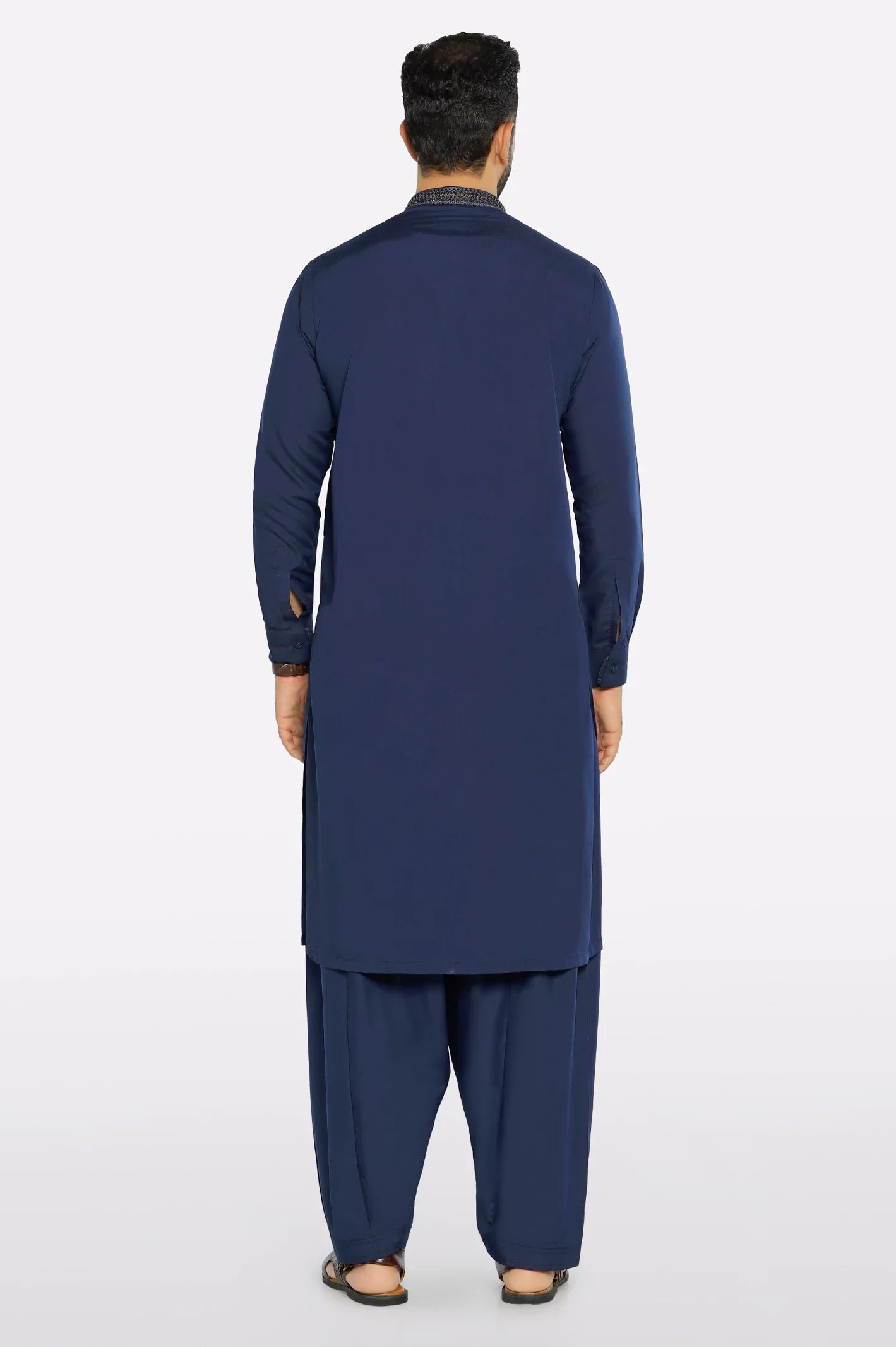 Royal Blue Wash & Wear Shalwar Kameez