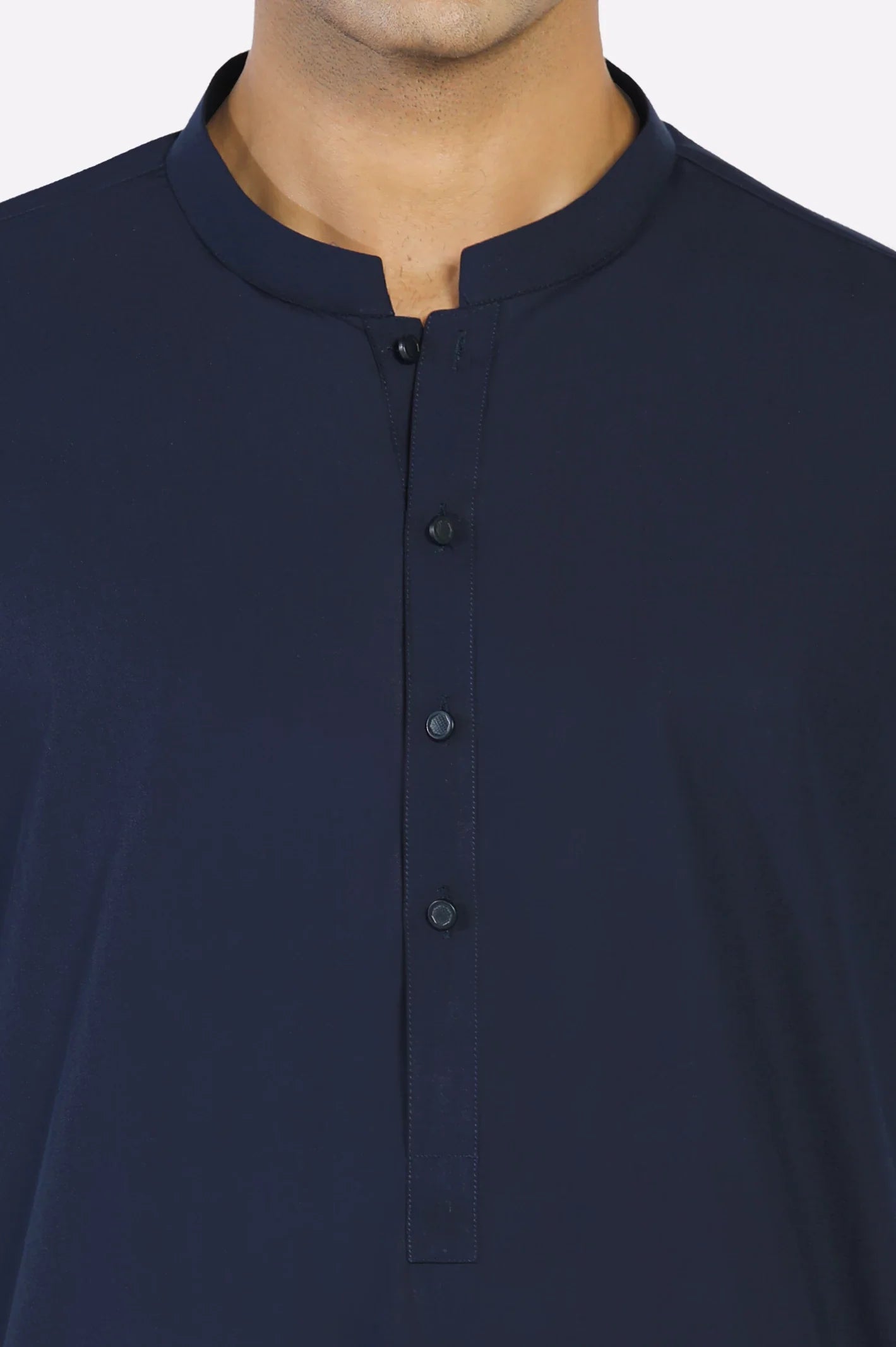 Navy Blue Wash & Wear Shalwar Kameez