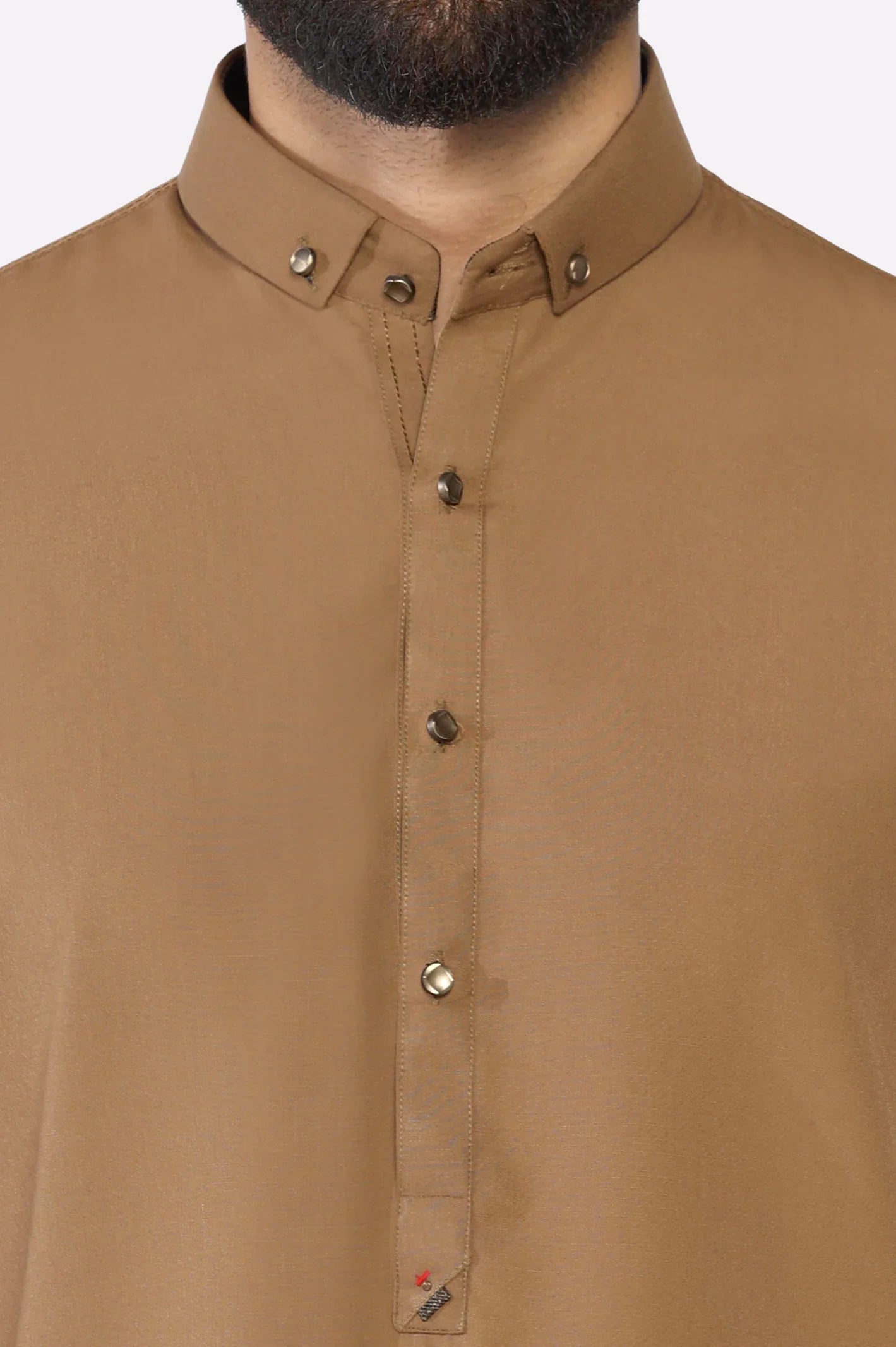 Brown Wash & Wear Shalwar Kameez