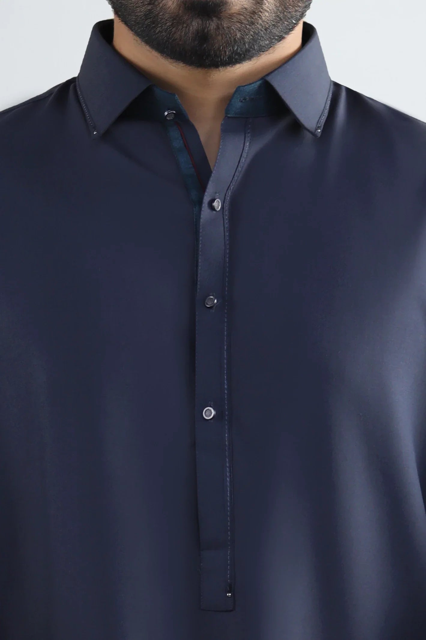 Dark Grey Wash & Wear Shalwar Kameez
