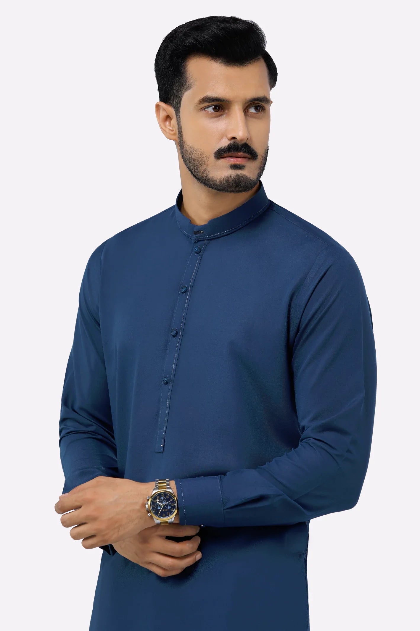 Blue Wash & Wear Shalwar Kameez