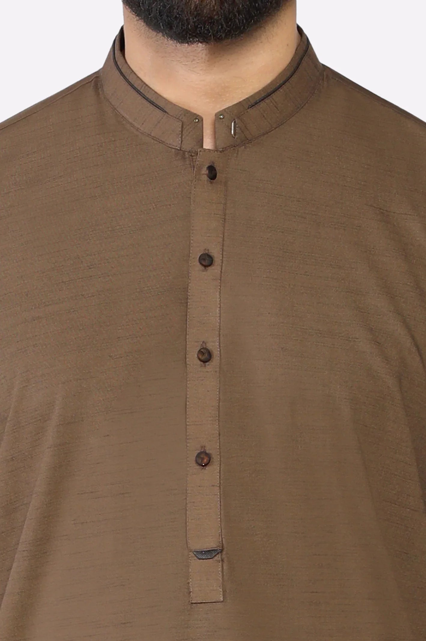 Brown Wash & Wear Kurta Pajama