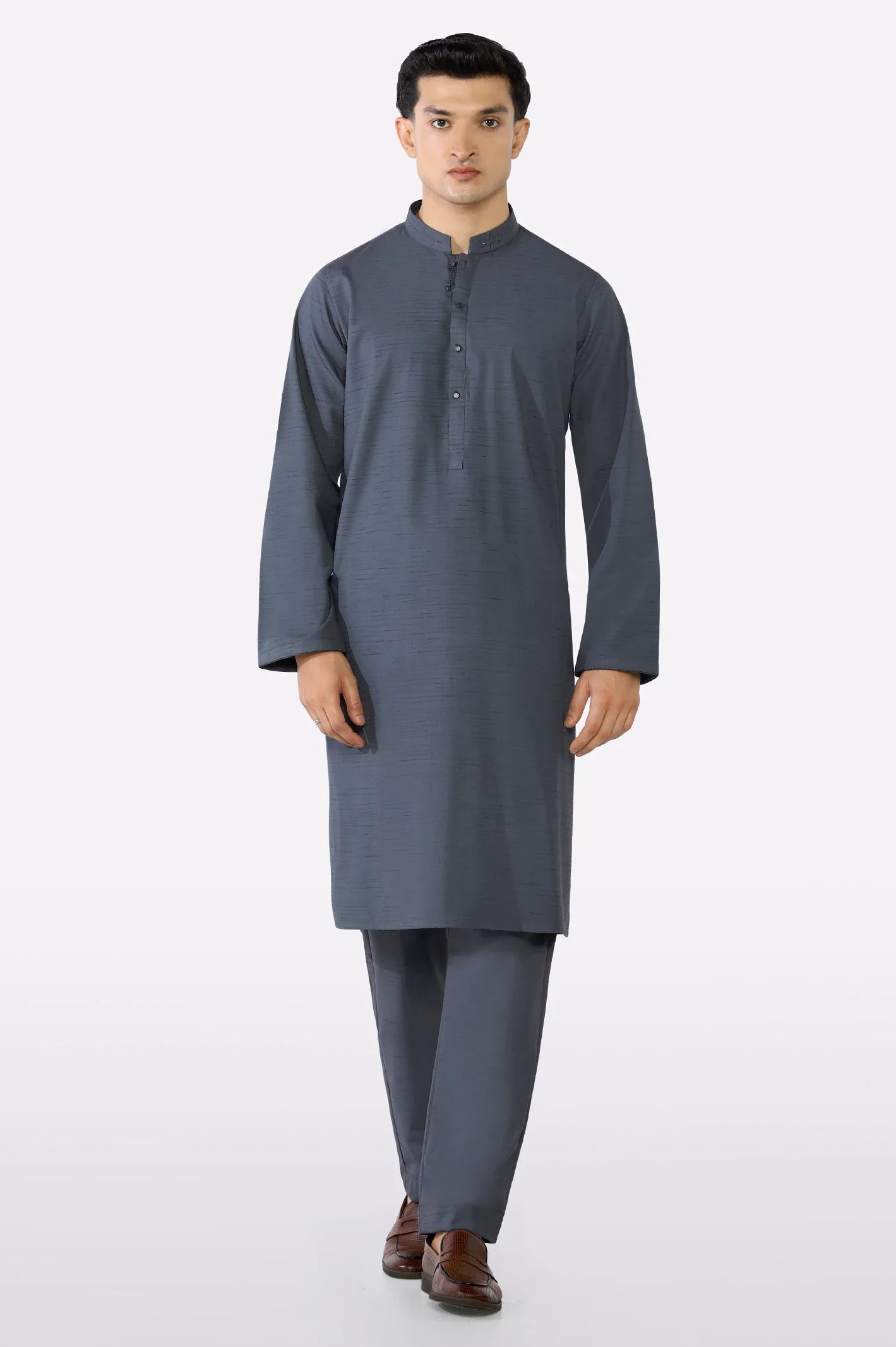 Grey Wash & Wear Kurta Pajama