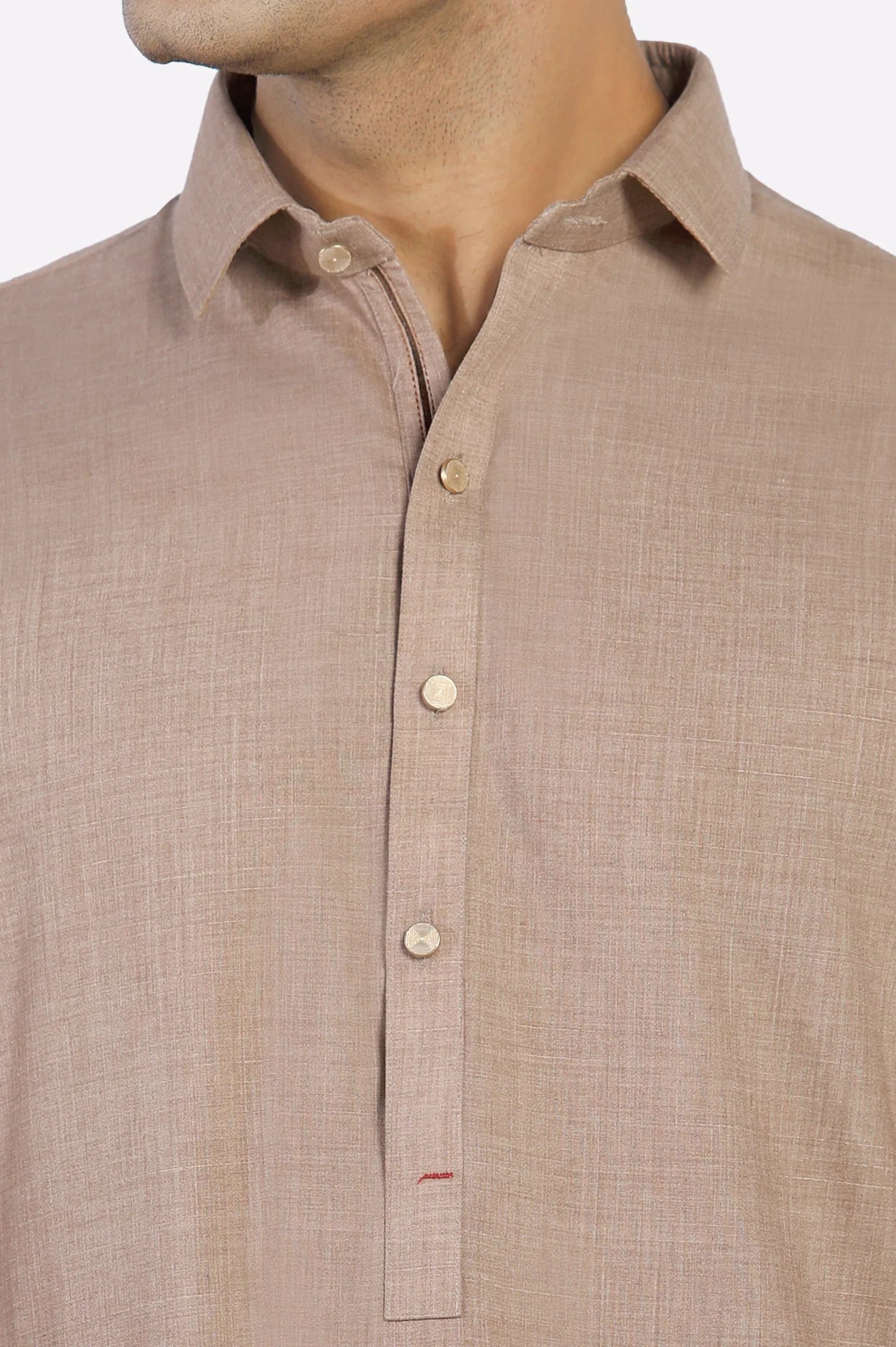 Light Brown Wash & Wear Shalwar Kameez