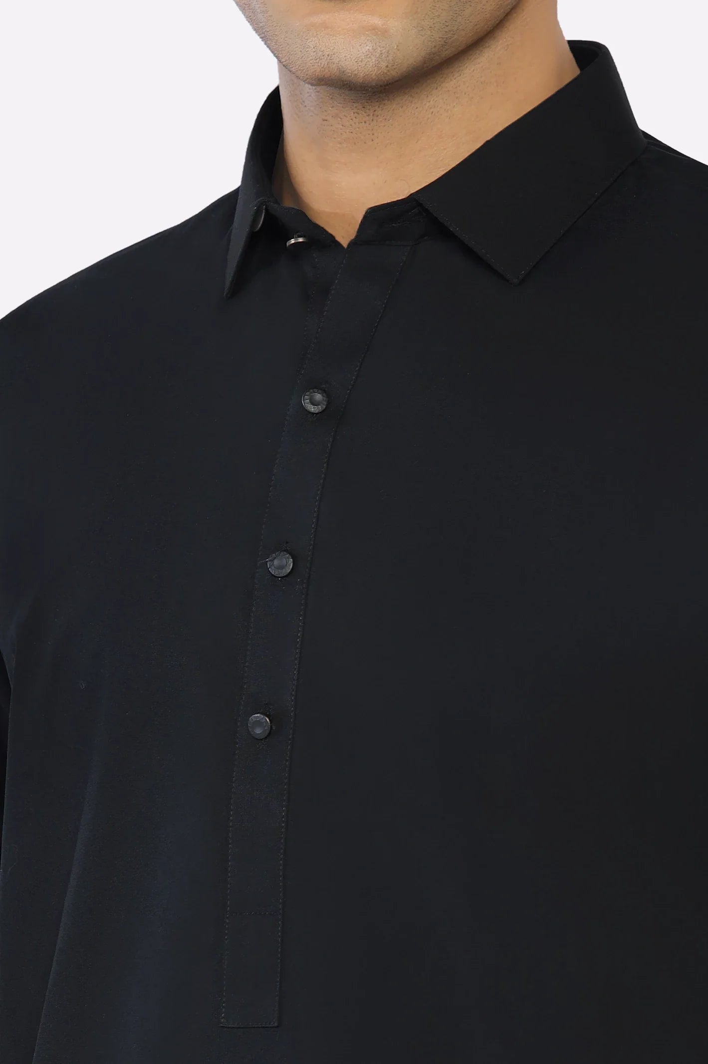 Black Cotton Shalwar Kameez