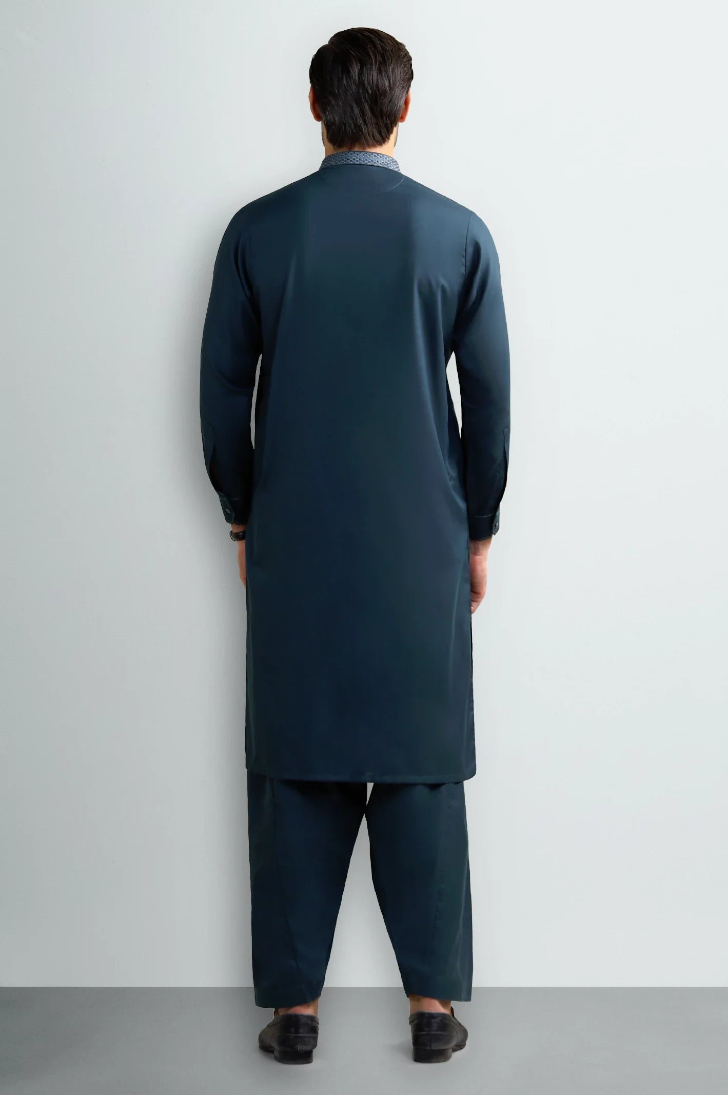 Dark Green Wash & Wear Shalwar Kameez