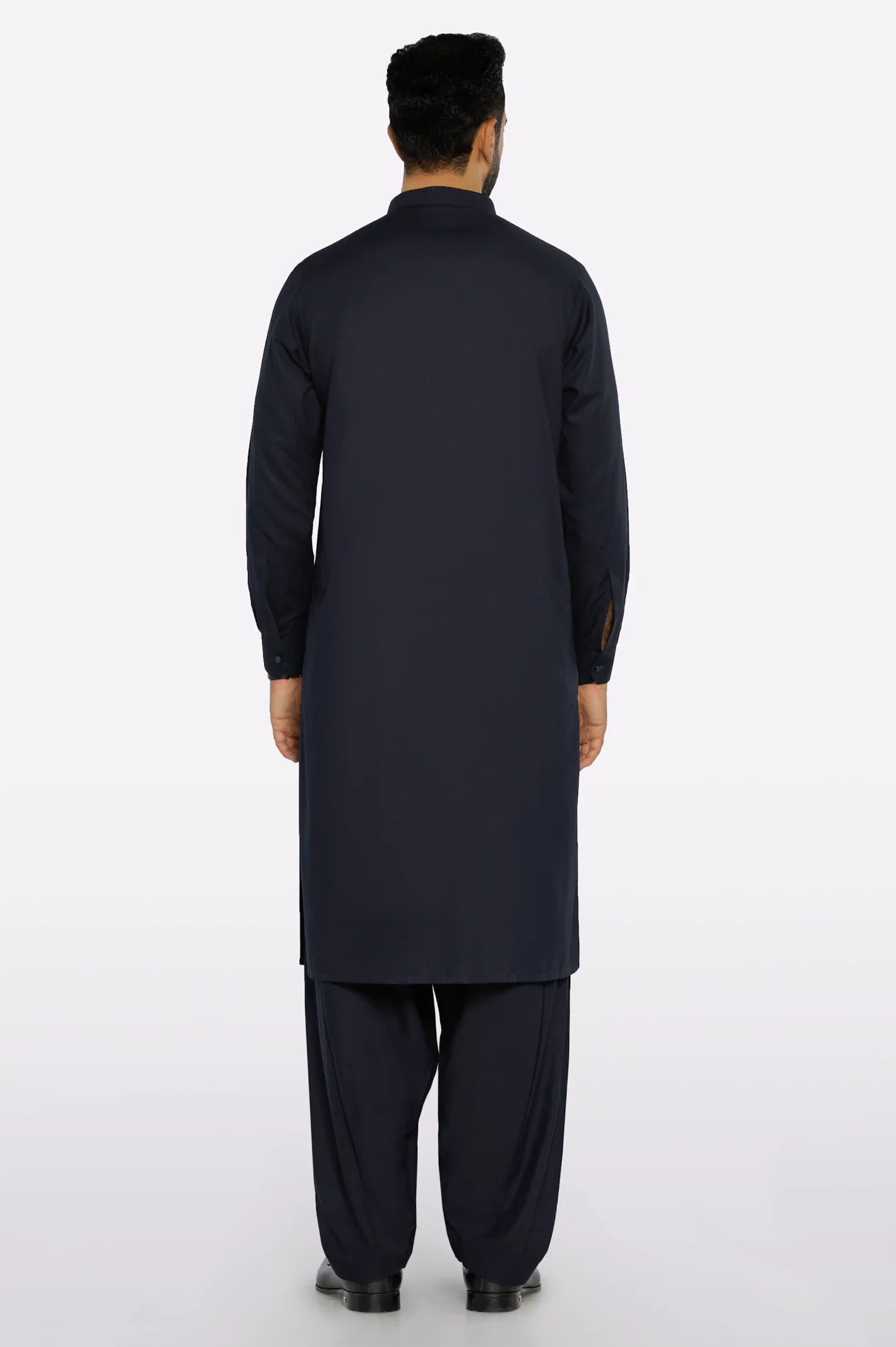 Navy Blue Wash & Wear Shalwar Kameez
