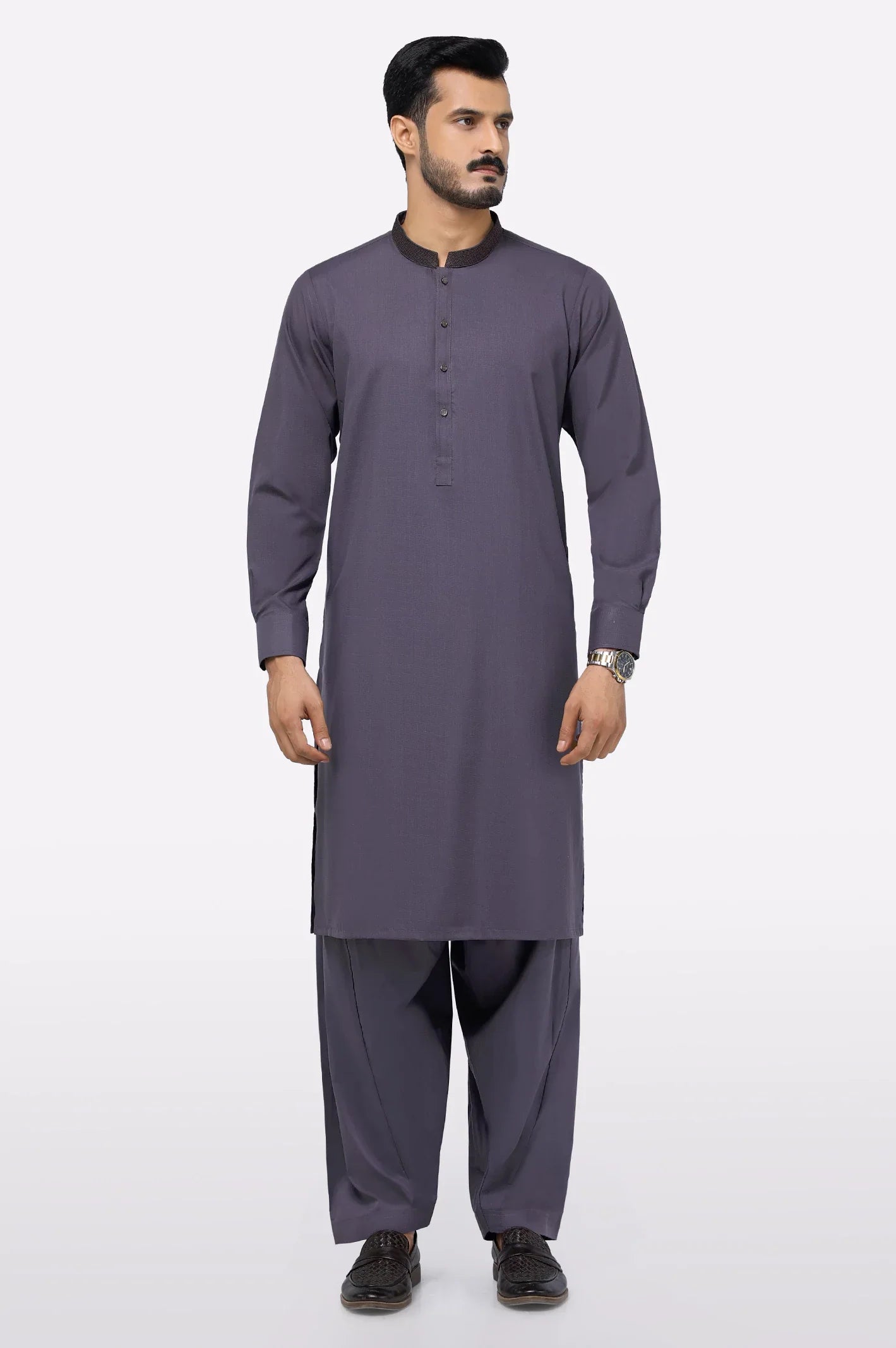 Light Purple Wash & Wear Shalwar Kameez
