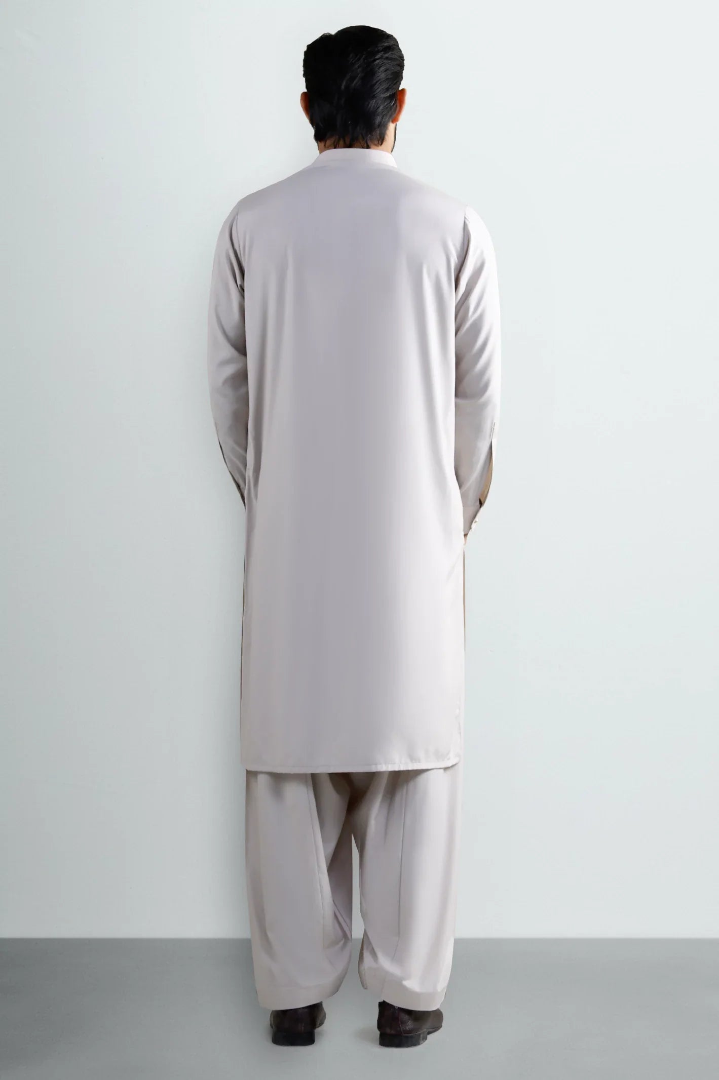 Light Beige Wash & Wear Shalwar Kameez
