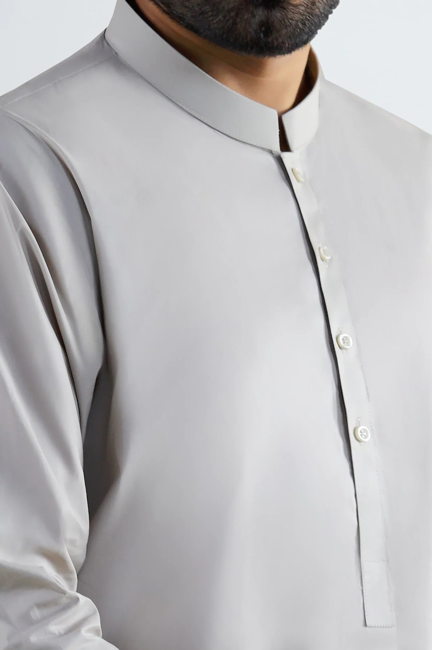 Beige Cotton Shalwar Kameez