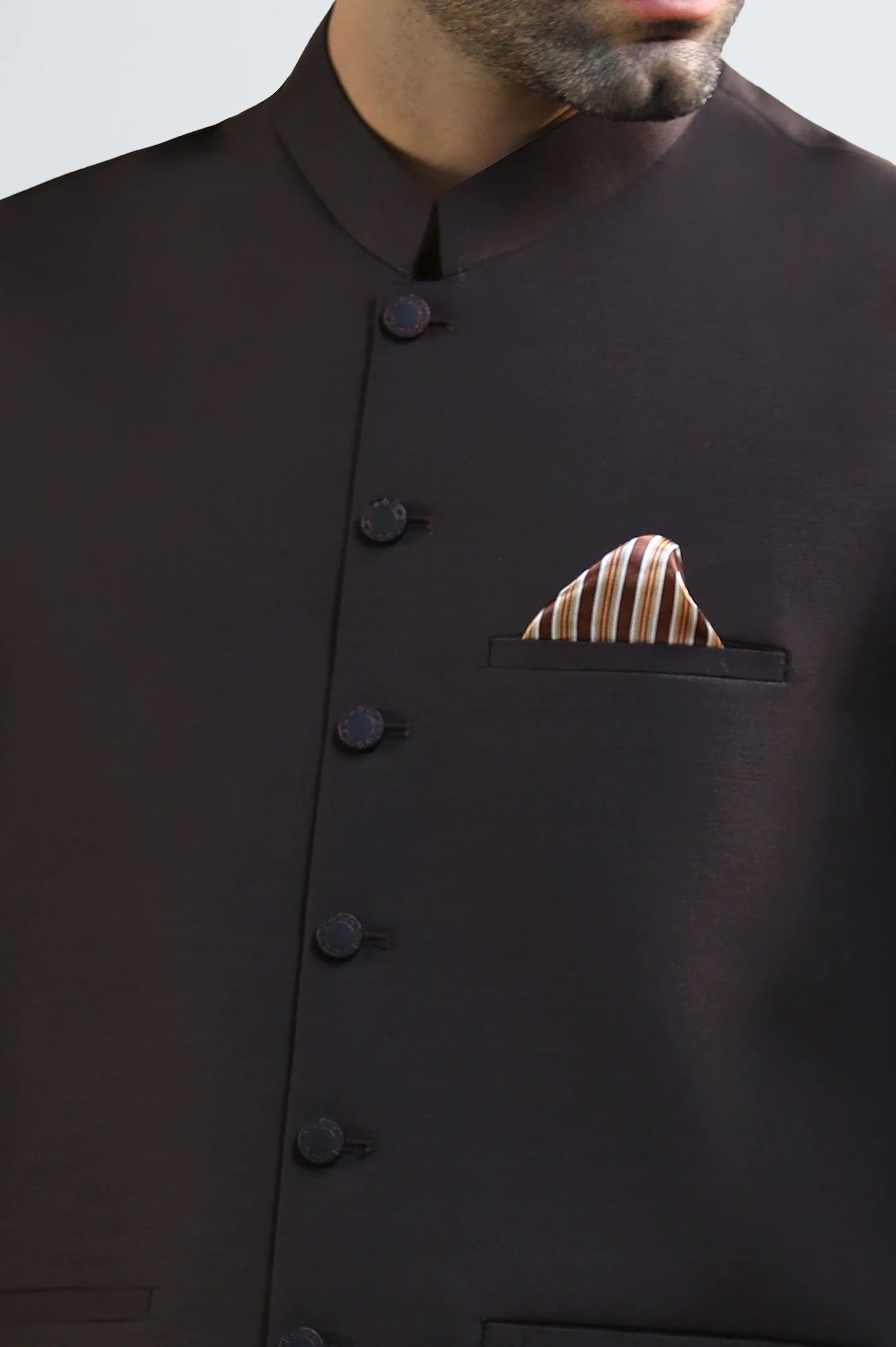 Dark Maroon Shalwar Kameez with Waistcoat