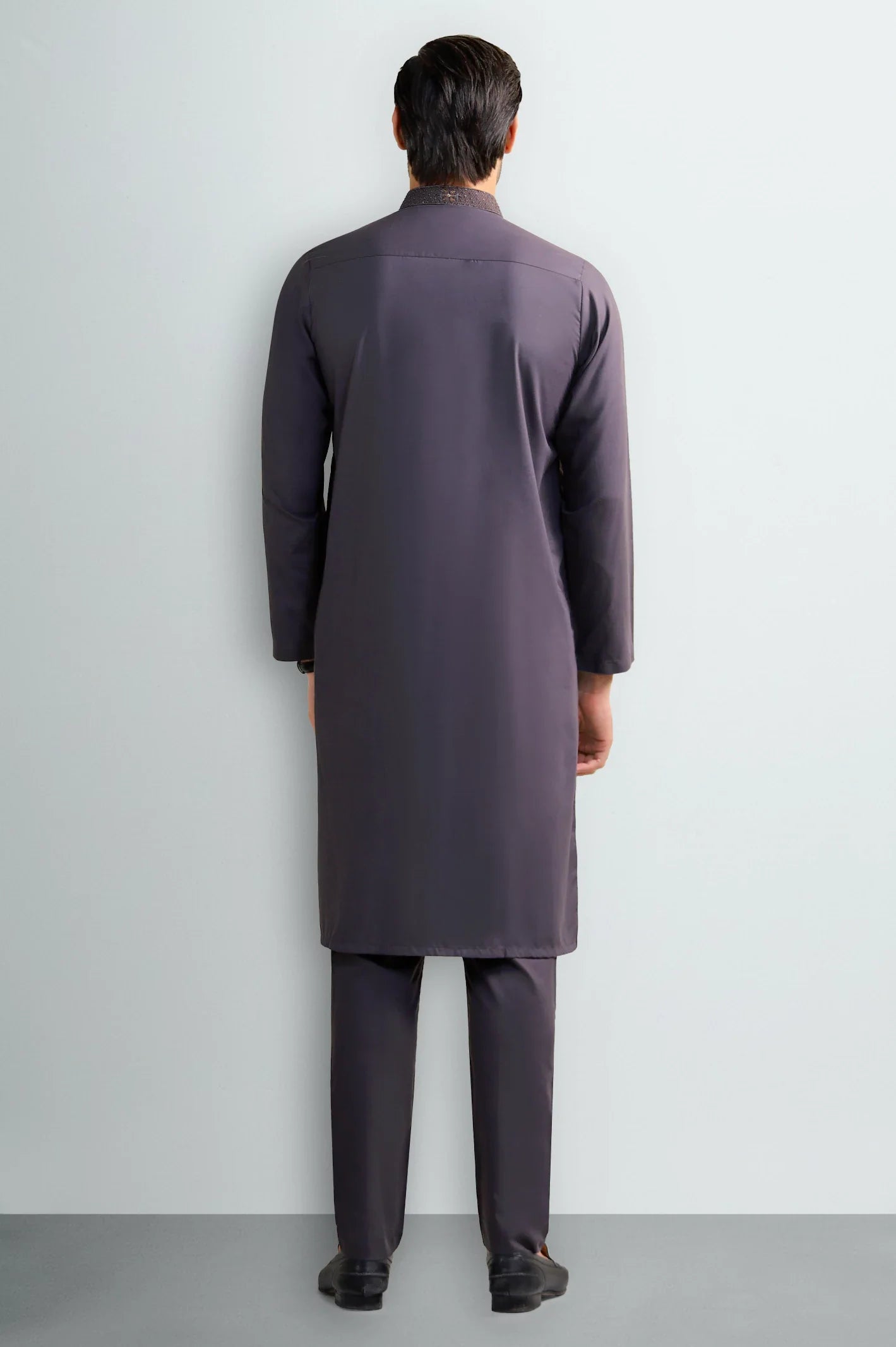 Coffee Brown Wash & Wear Kurta Pajama